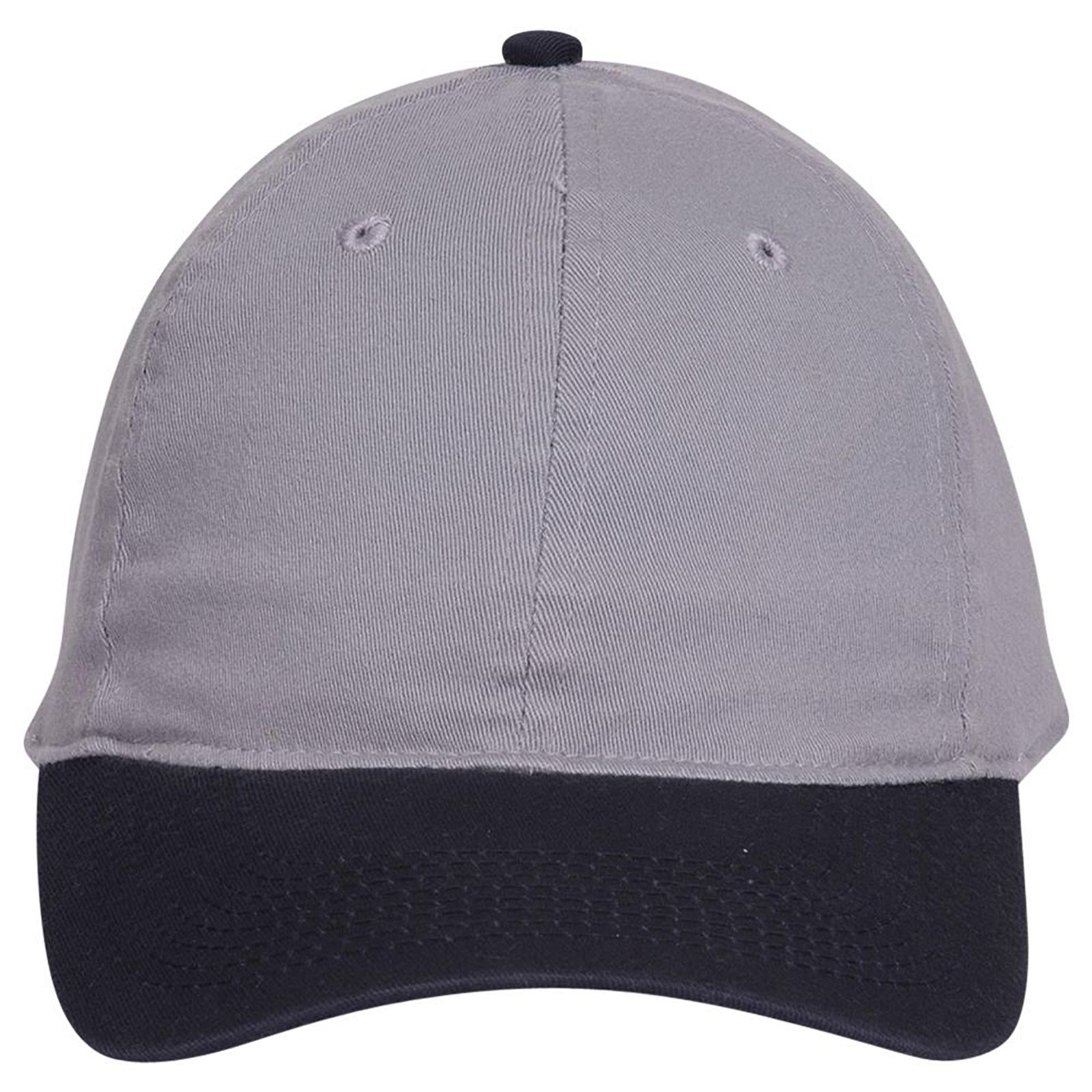 Right View of 0414 - Nvy/Gry OTTO CAP "OTTO FLEX" Fitted 6 Panel Low Profile Dad Hat