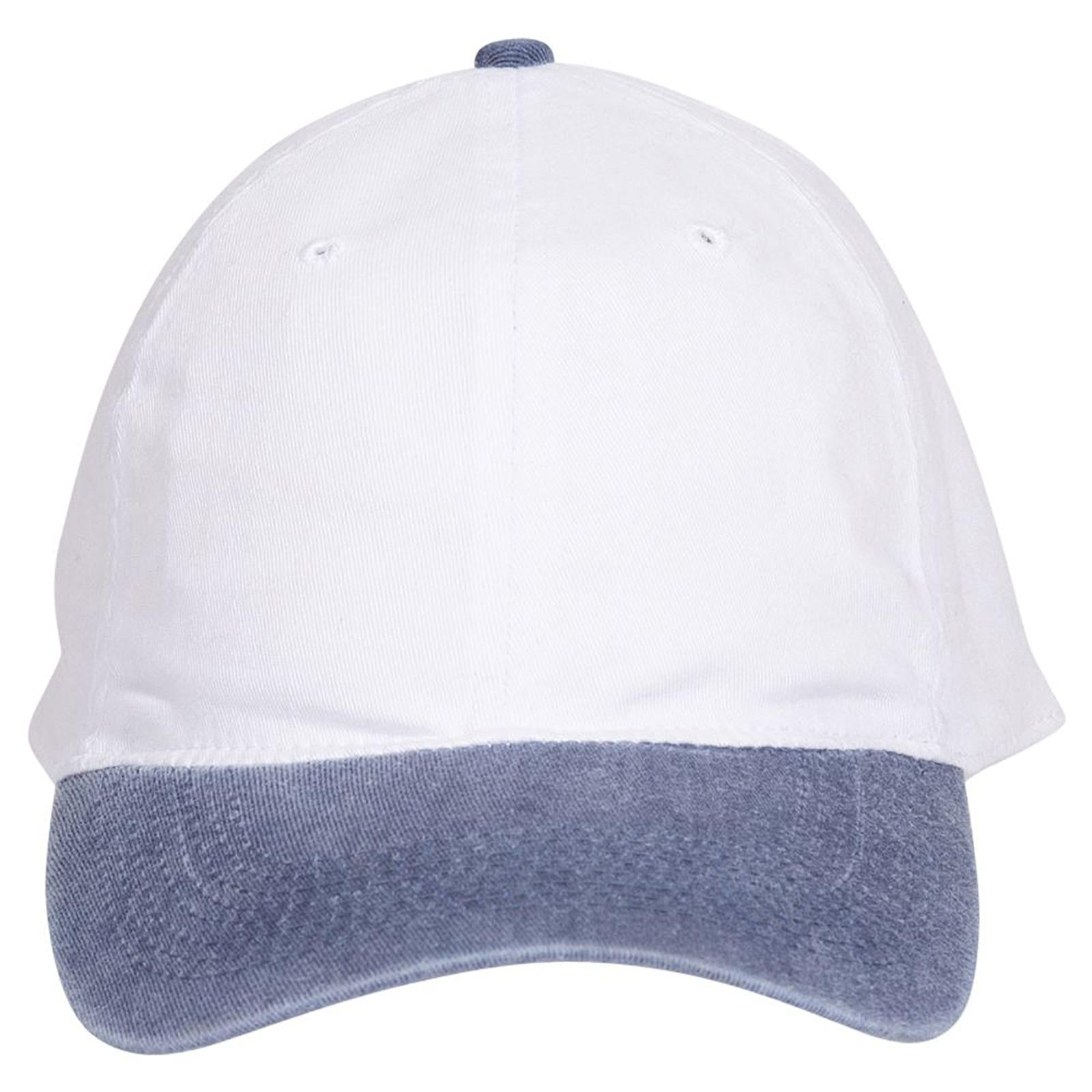 Right View of 0416 - Nvy/Wht OTTO CAP "OTTO FLEX" Fitted 6 Panel Low Profile Dad Hat