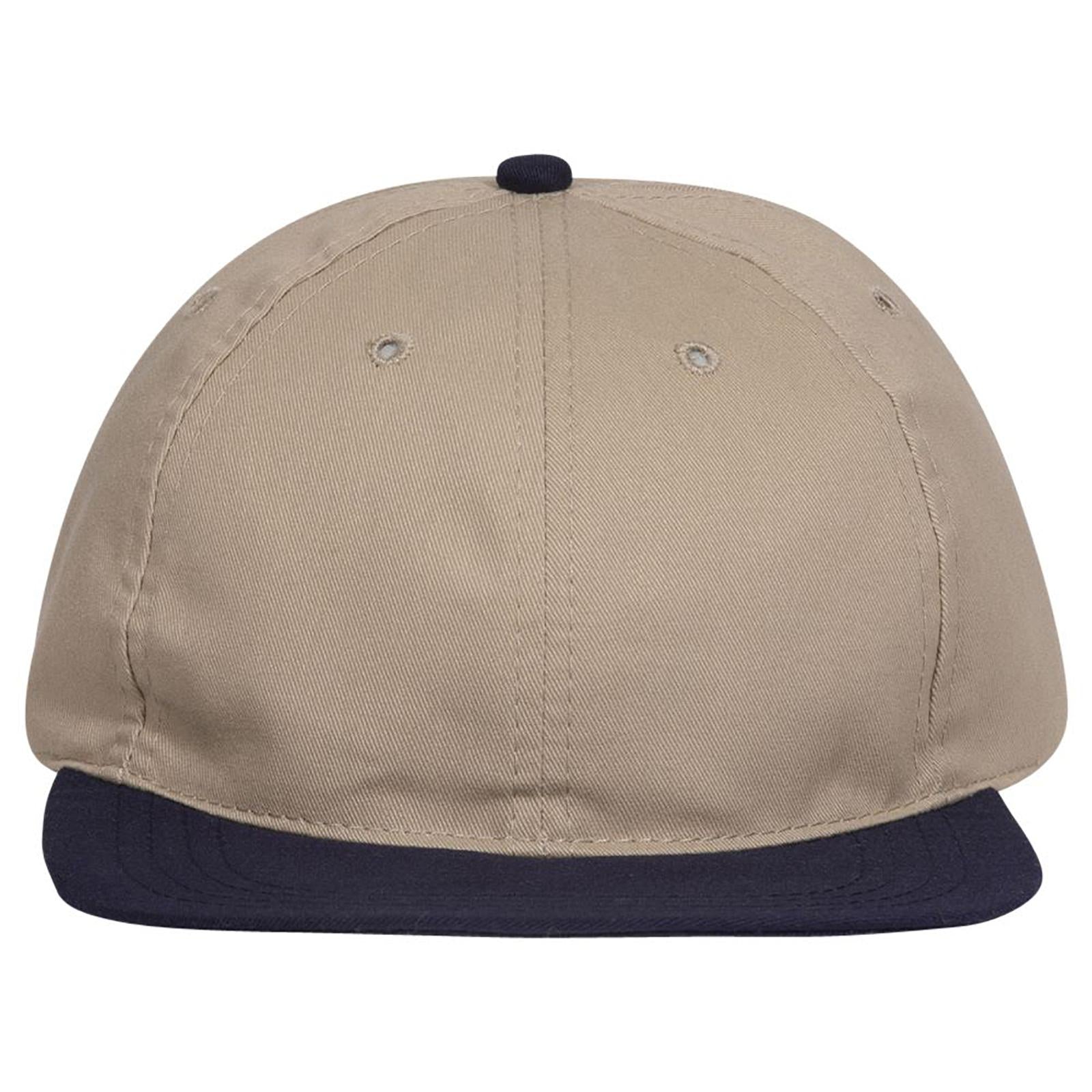 Right View of 0432 - Nvy/Kha OTTO CAP 6 Panel Low Profile Baseball Cap