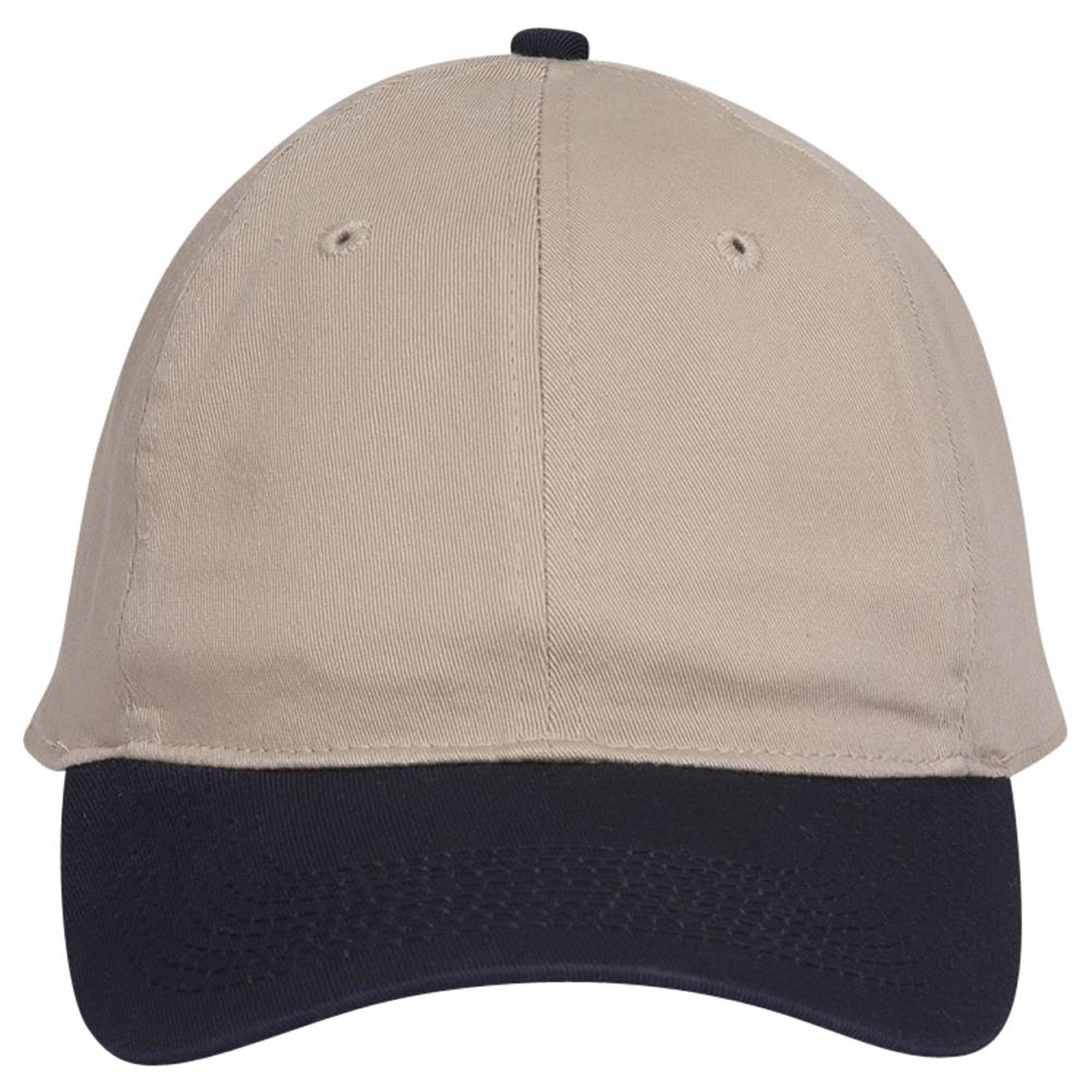Right View of 0432 - Nvy/Kha OTTO CAP "OTTO FLEX" Fitted 6 Panel Low Profile Dad Hat