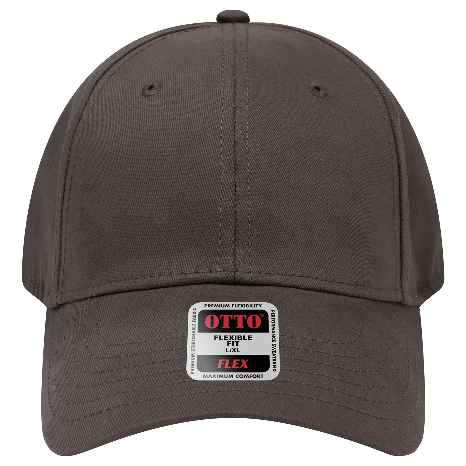 Right View of 046 - Dk. Ol. Green OTTO CAP "OTTO FLEX" Fitted 6 Panel Low Profile Baseball Cap