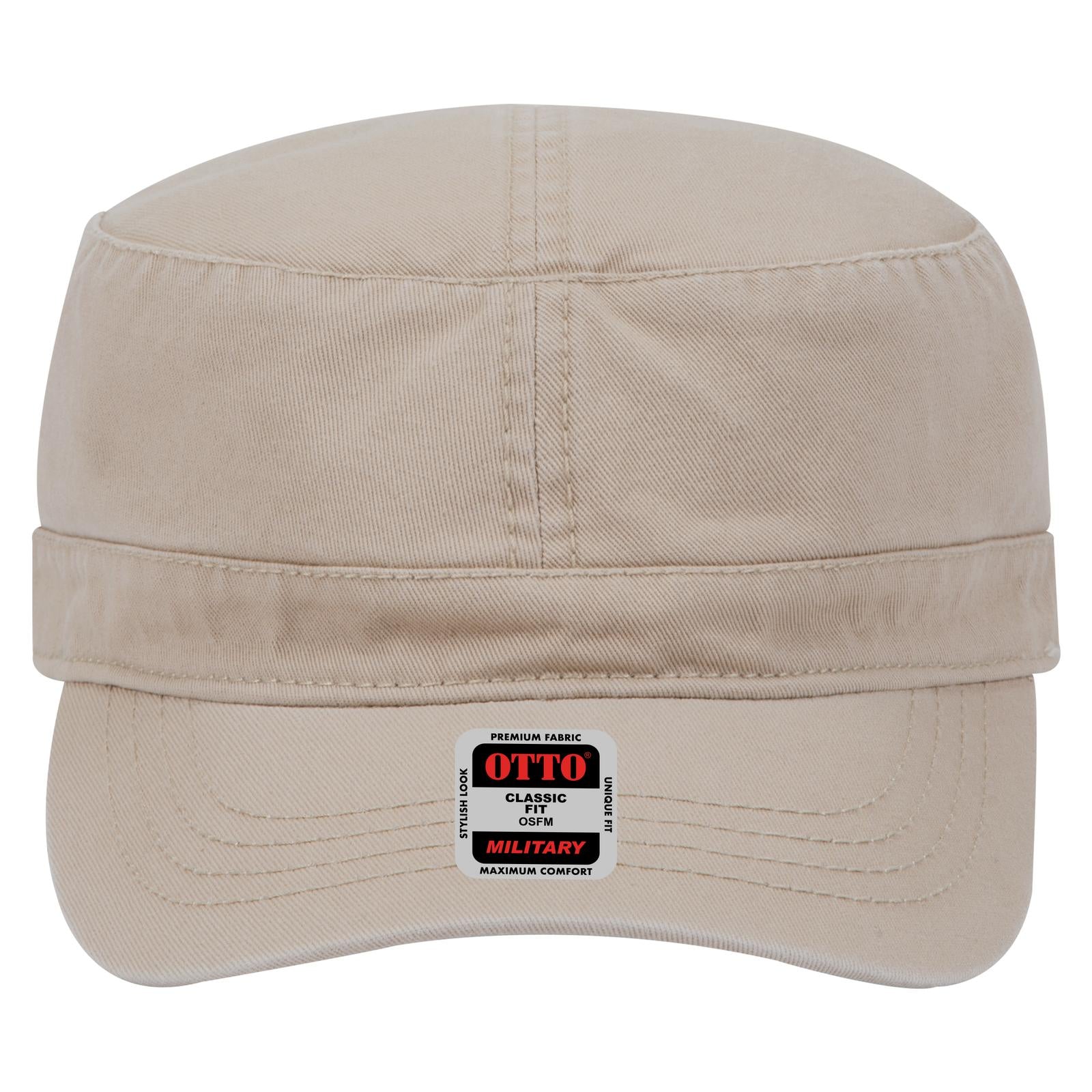 Right View of 053 - Dk. Khaki OTTO CAP Military Hat