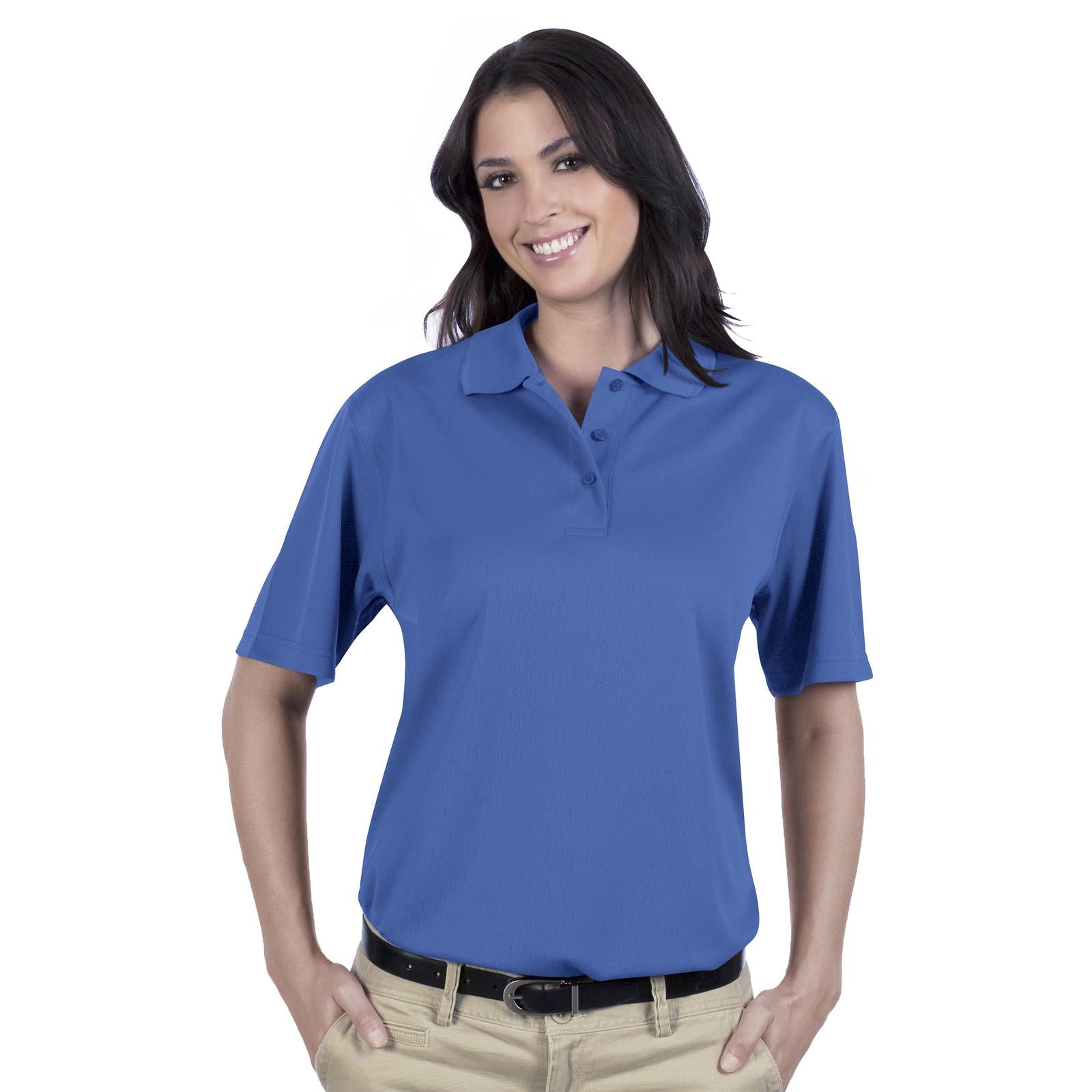 Front View of 073 - Lt. Royal OTTO Ladies' Performance Sport Shirt