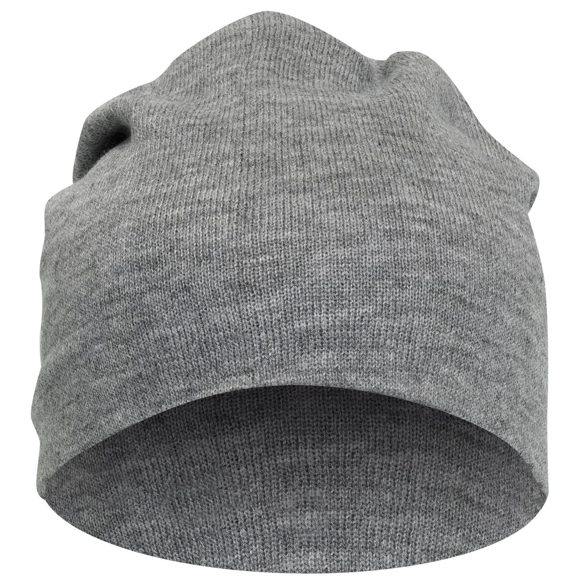 Front View of 074 - Heath. Gray OTTO CAP 11 3/4" Comfort Slouch Beanie