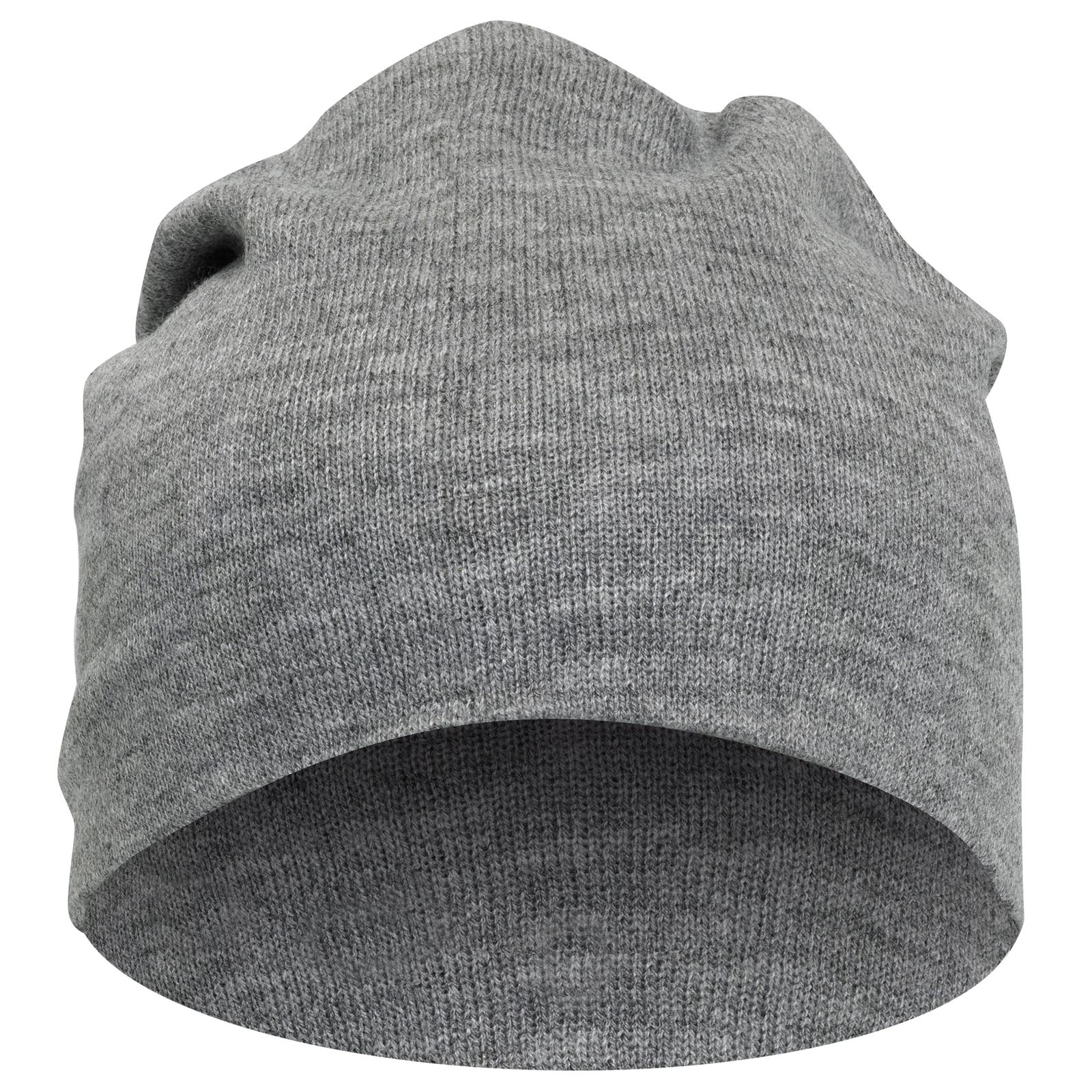 Front View of 074 - Heath. Gray OTTO CAP 11 3/4" Comfort Slouch Beanie
