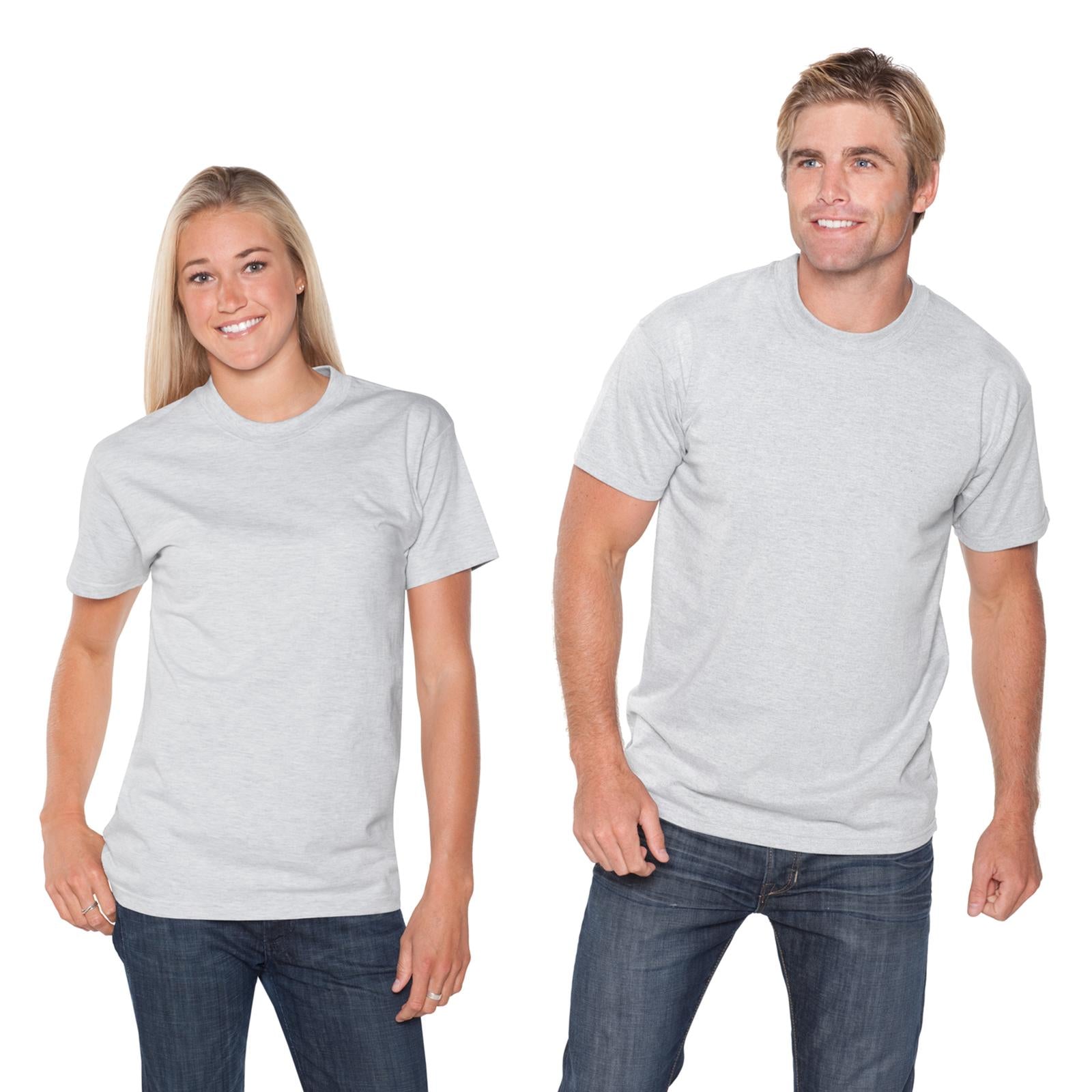 Front View of 079 - Ash OTTO Unisex Heavyweight Comfy Tee T-Shirt
