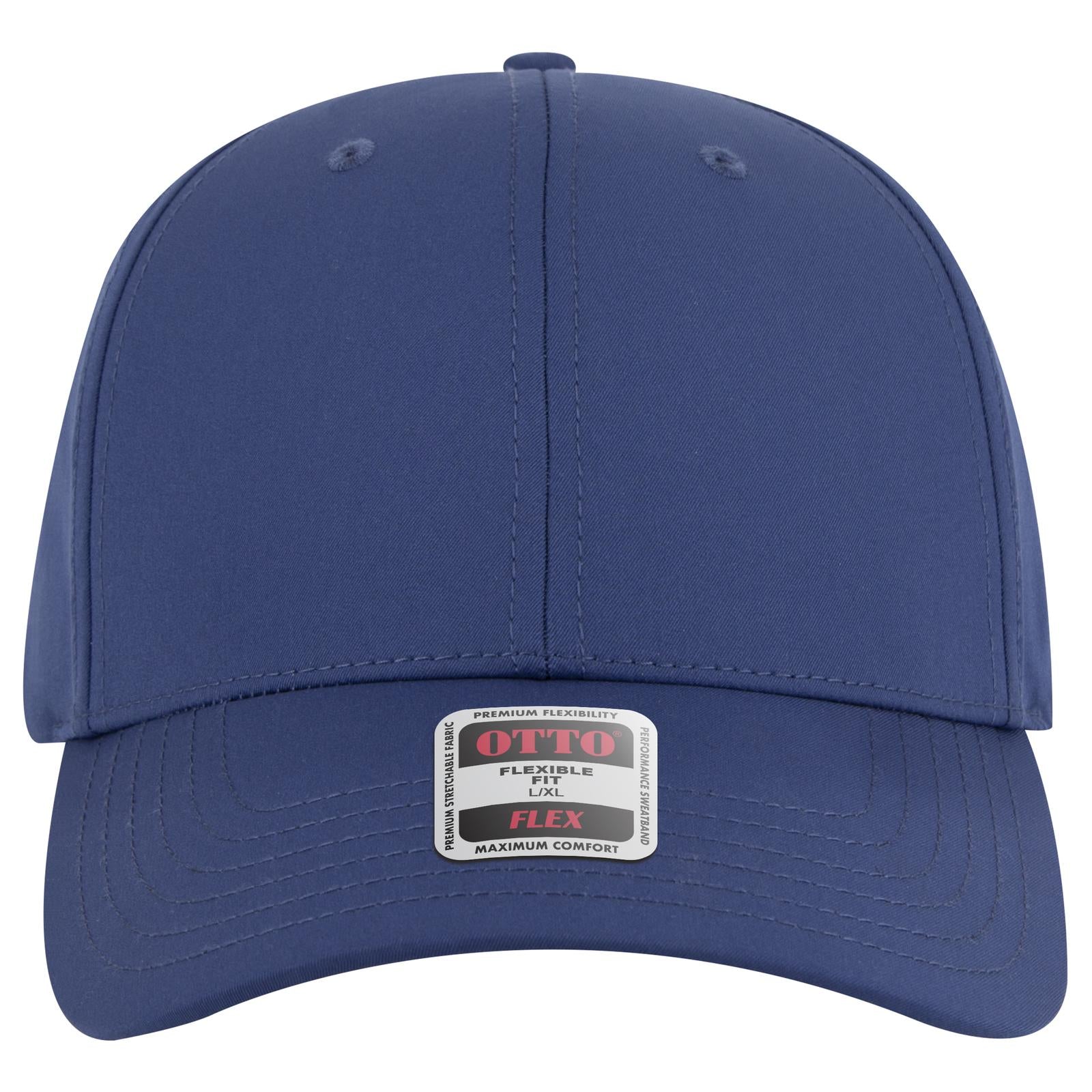 Right View of 082 - Ind. Blue OTTO CAP "OTTO FLEX" Fitted 6 Panel Low Profile Baseball Cap