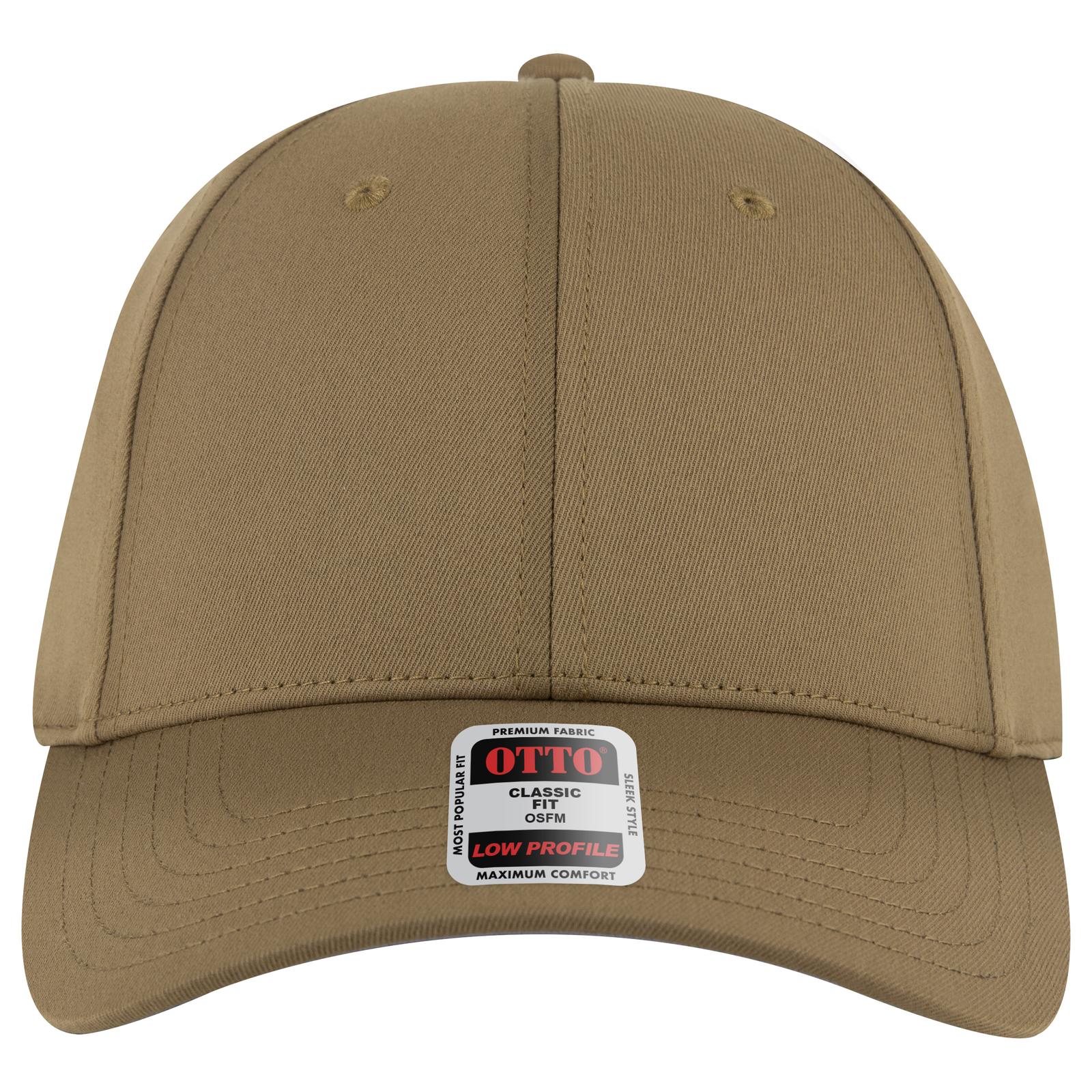 Right View of 084 - Coyote Brown OTTO CAP 6 Panel Low Profile Baseball Cap