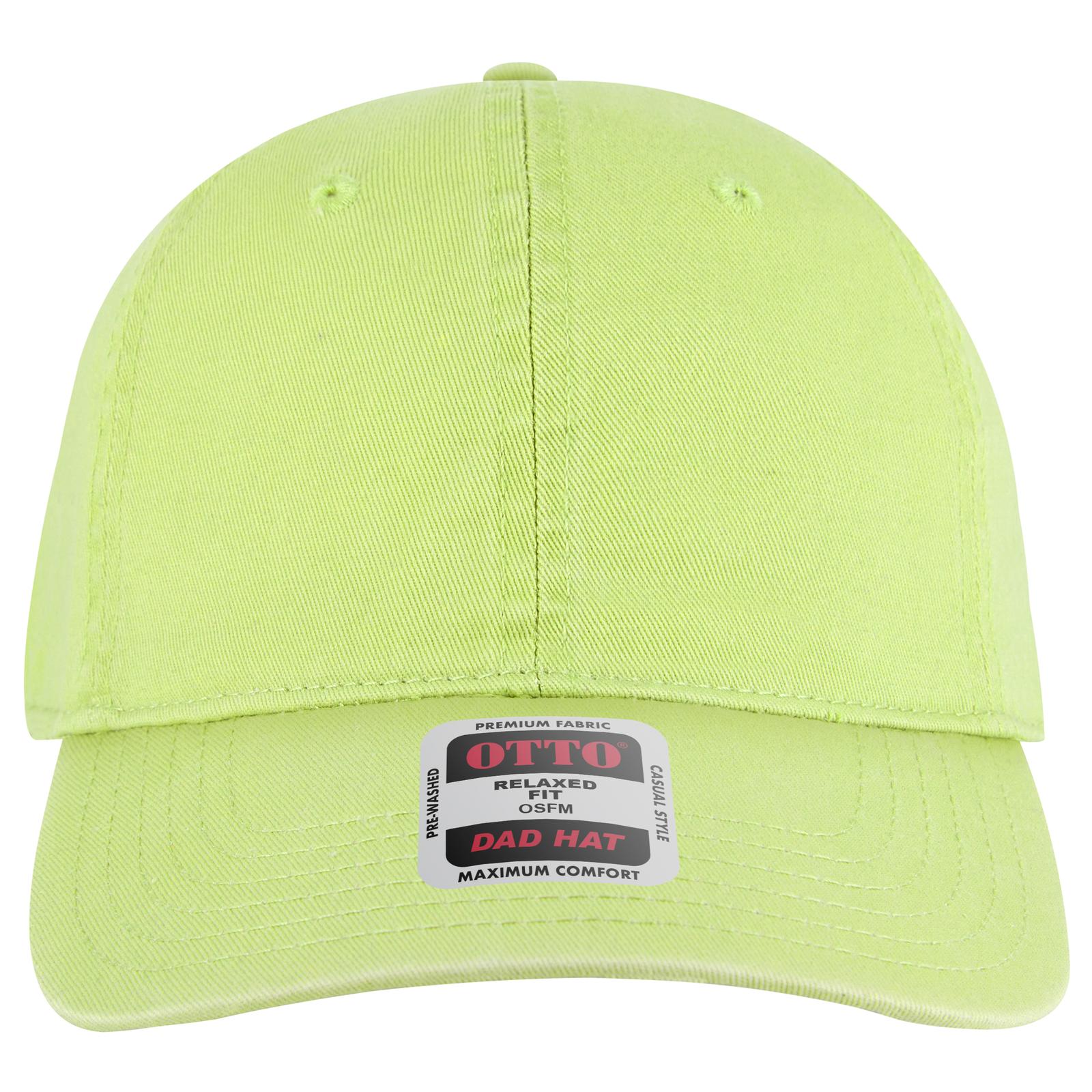 Right View of 088 - N. Green OTTO CAP 6 Panel Low Profile Dad Hat