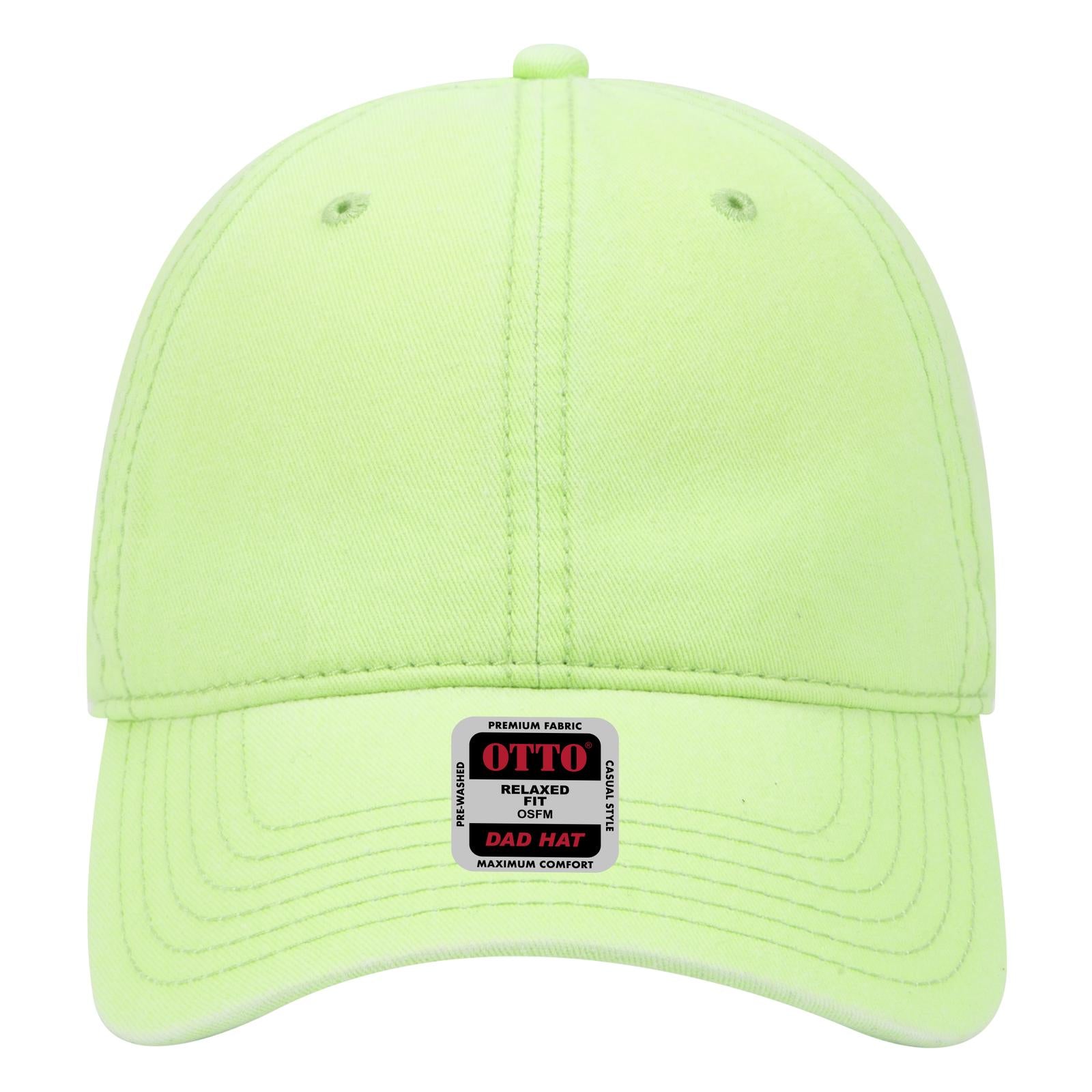 Right View of 088 - N. Green OTTO CAP 6 Panel Low Profile Dad Hat