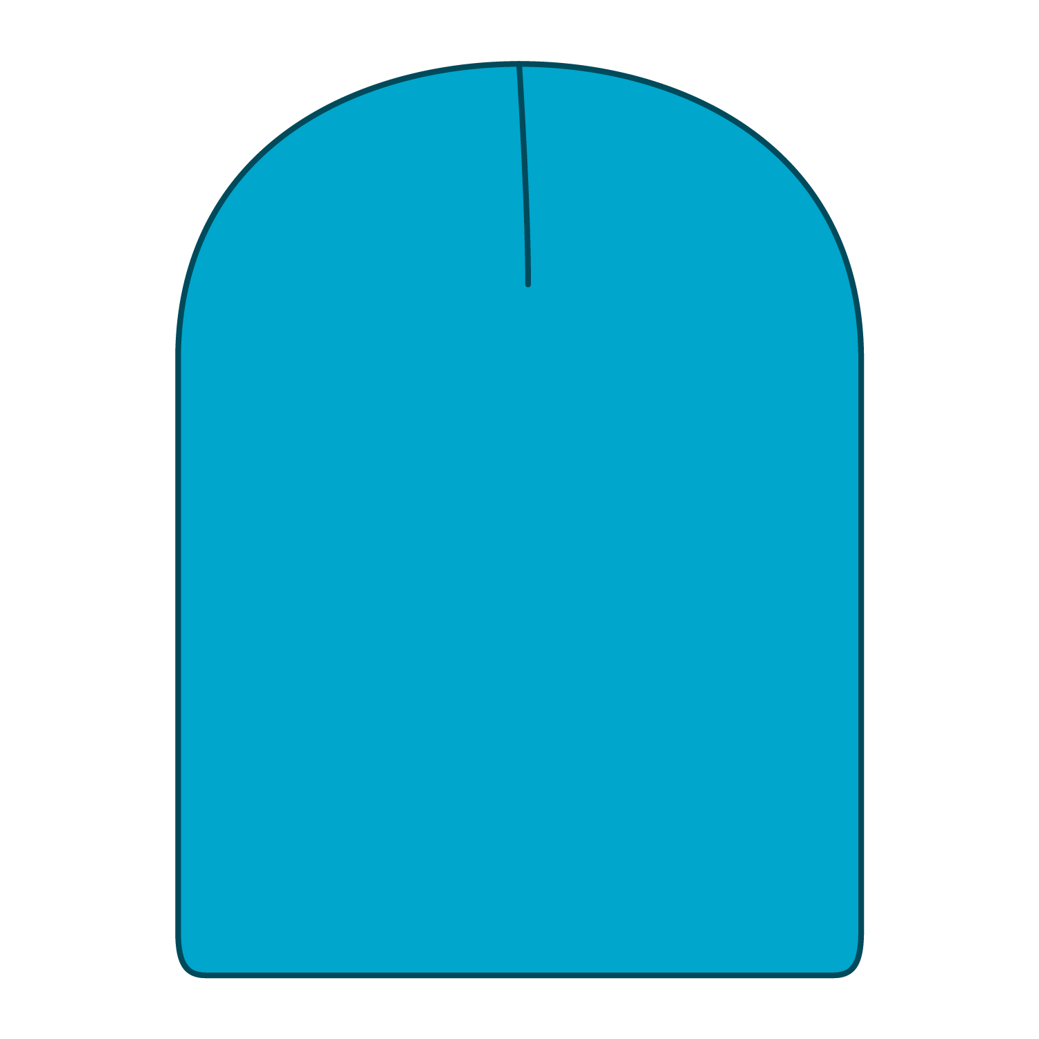 Front View of 097 - Aqua OTTO CAP 9 1/2" Premium Rib Knit Beanie