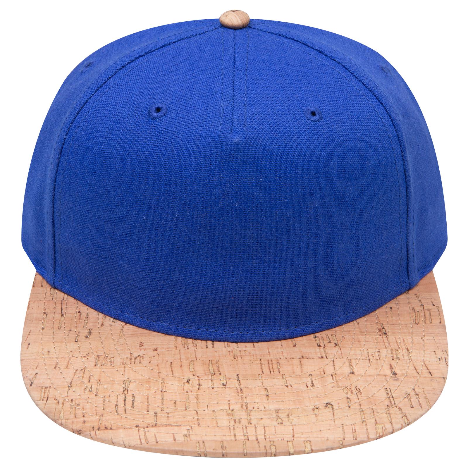 Front View of 11201 - Cork/Ryl OTTO CAP "OTTO SNAP" 5 Panel Pro Style Snapback Hat