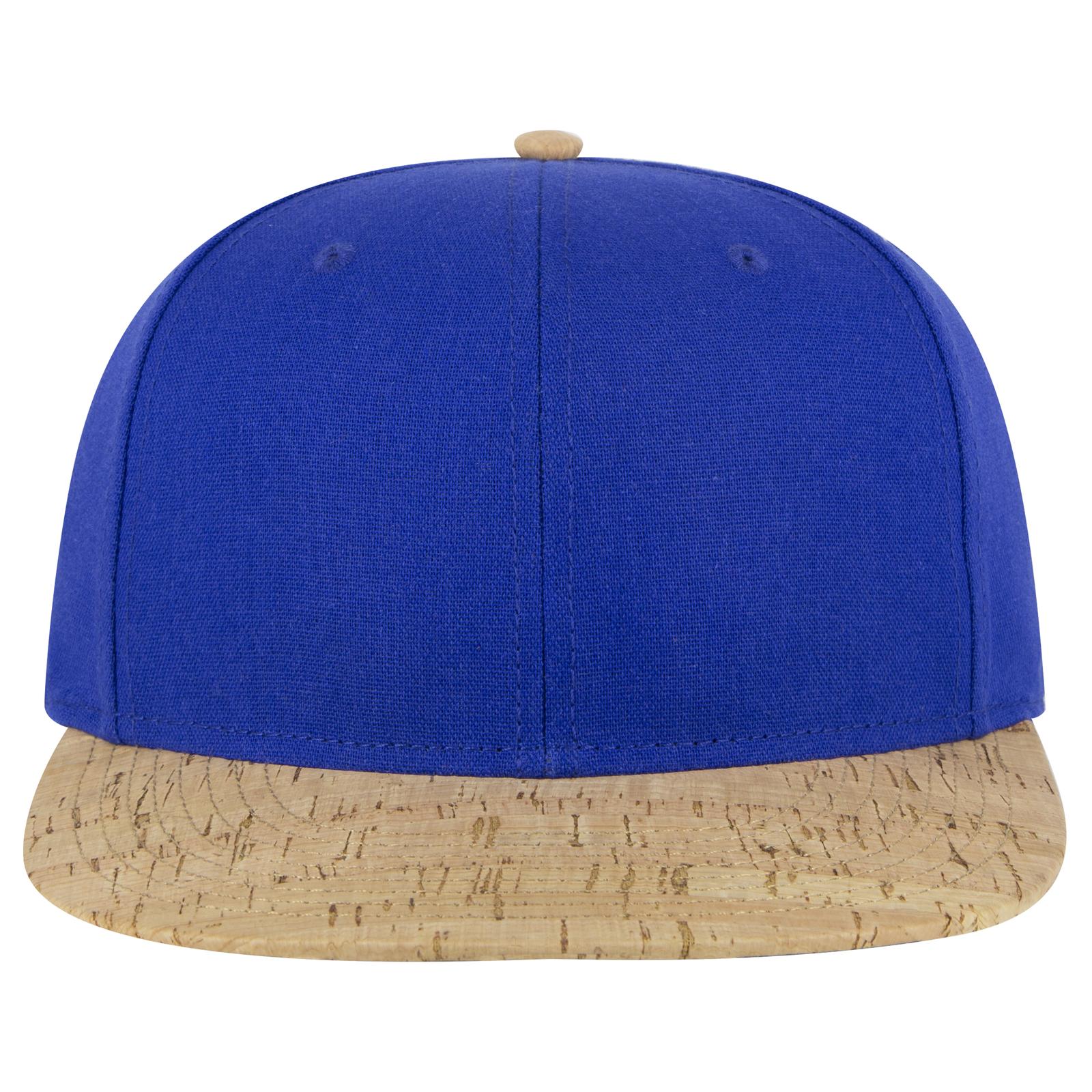 Front View of 11201 - Cork/Ryl OTTO CAP "OTTO SNAP" 6 Panel Pro Style Snapback Hat