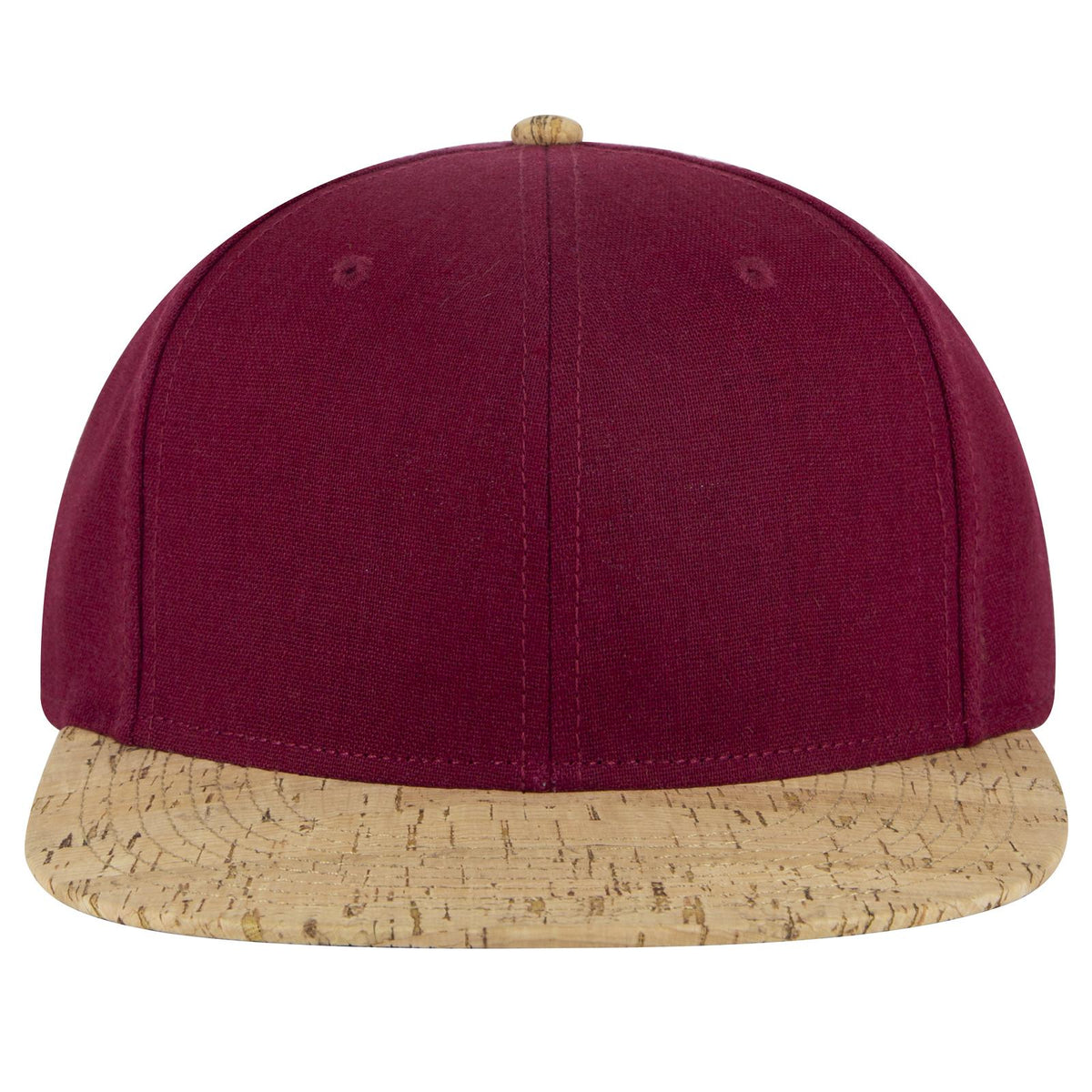 Front View of 11219 - Cork/Bg Mrn OTTO CAP "OTTO SNAP" 6 Panel Pro Style Snapback Hat