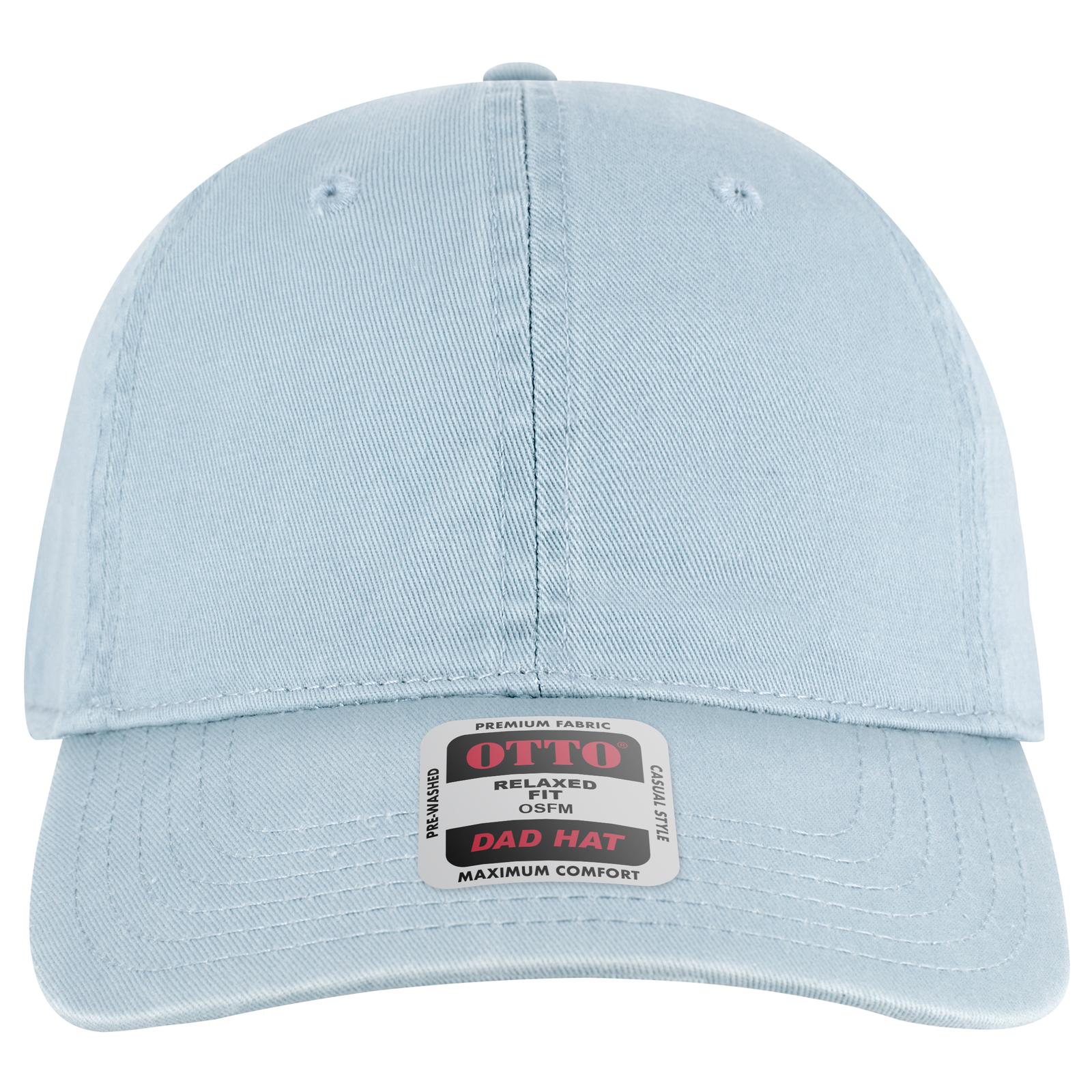 Right View of 121 - Powder Blue OTTO CAP 6 Panel Low Profile Dad Hat