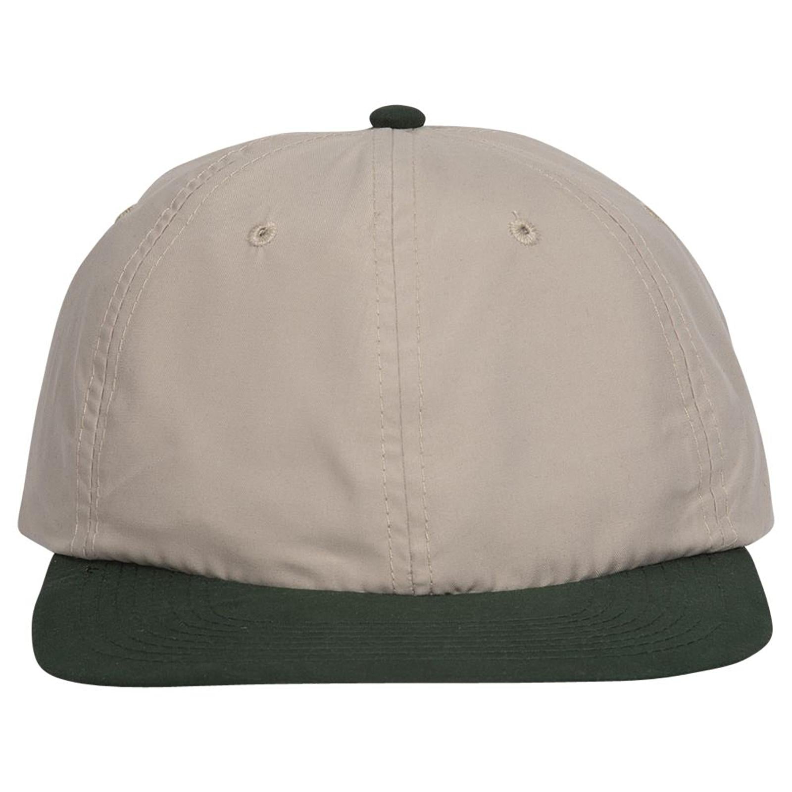 Right View of 1732 - Dk.Grn/Kha OTTO CAP 6 Panel Low Profile Baseball Cap