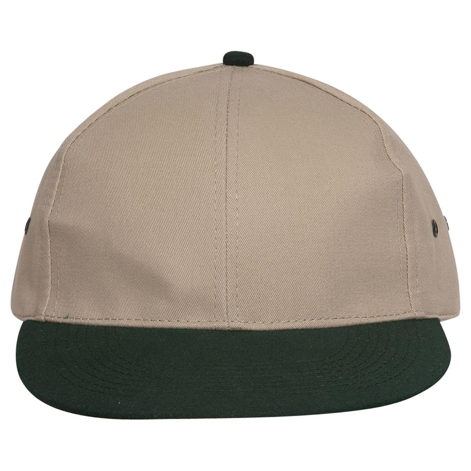 Right View of 1732 - Dk.Grn/Kha OTTO CAP 6 Panel Low Profile Baseball Cap