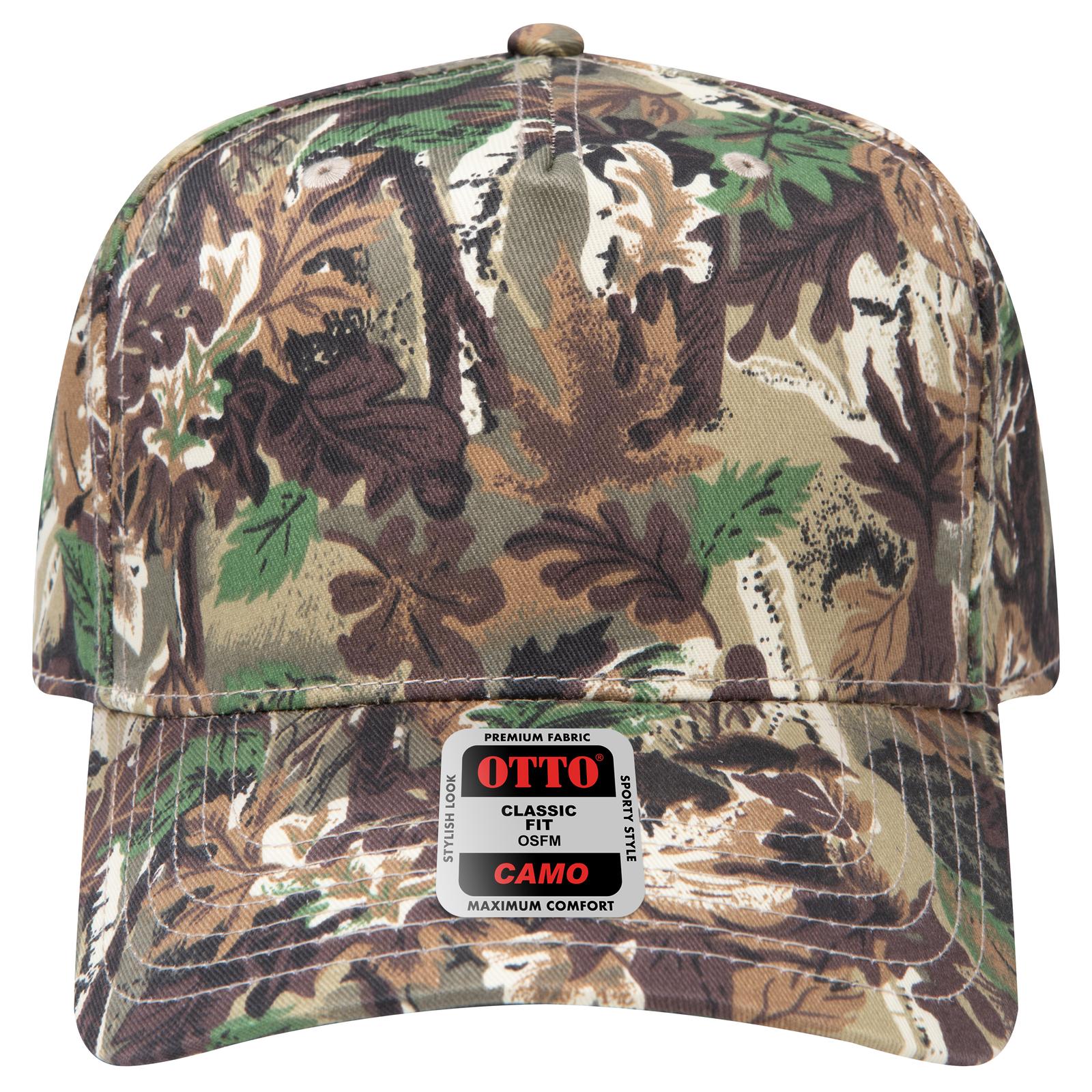 Right View of 180705 - Lt.Lod/Brn/Kly OTTO CAP Camouflage 5 Panel Mid Profile Baseball Cap