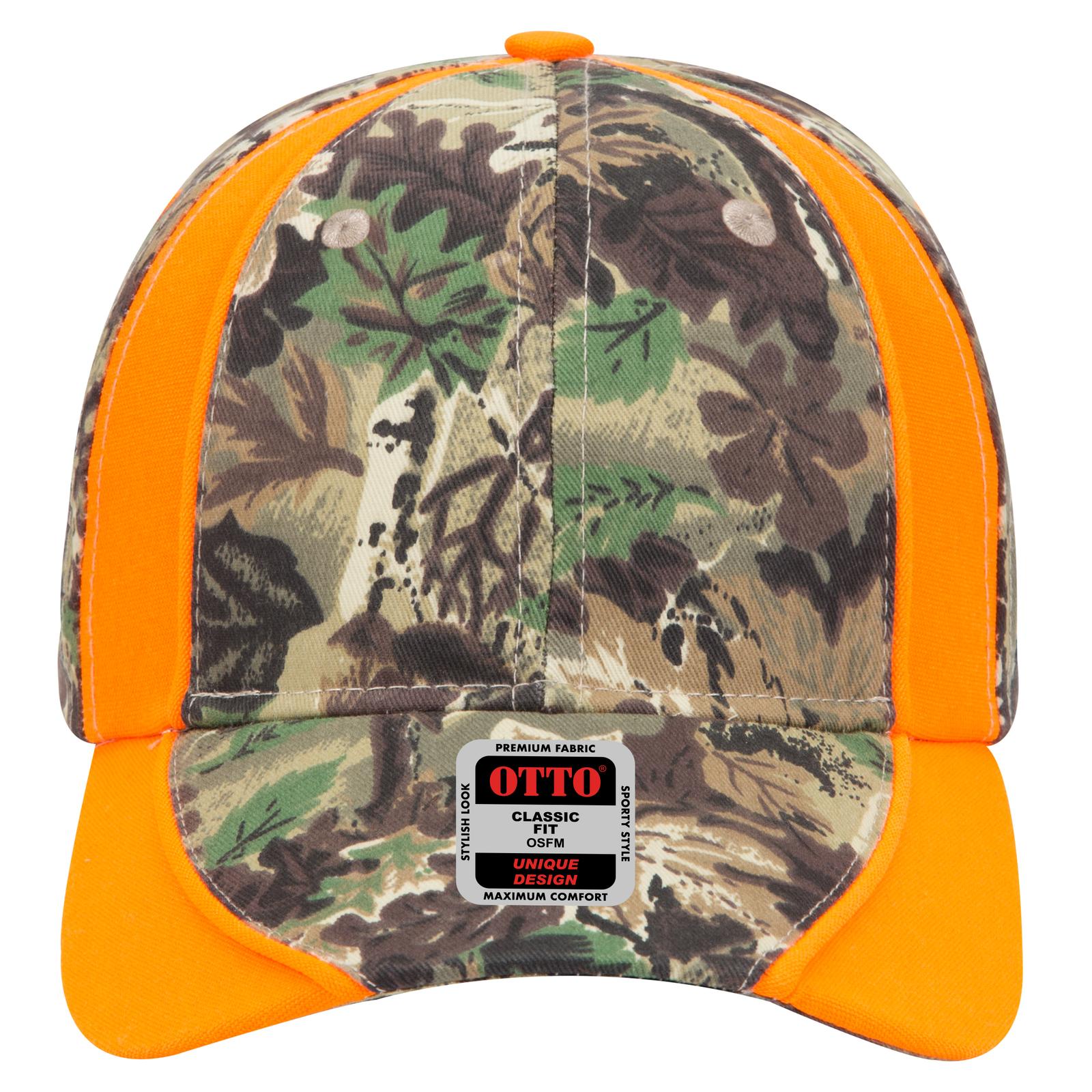 Right View of 18070509 - Lt.Lod/Brn/Kly/N.Org OTTO CAP 6 Panel Low Profile Baseball Cap