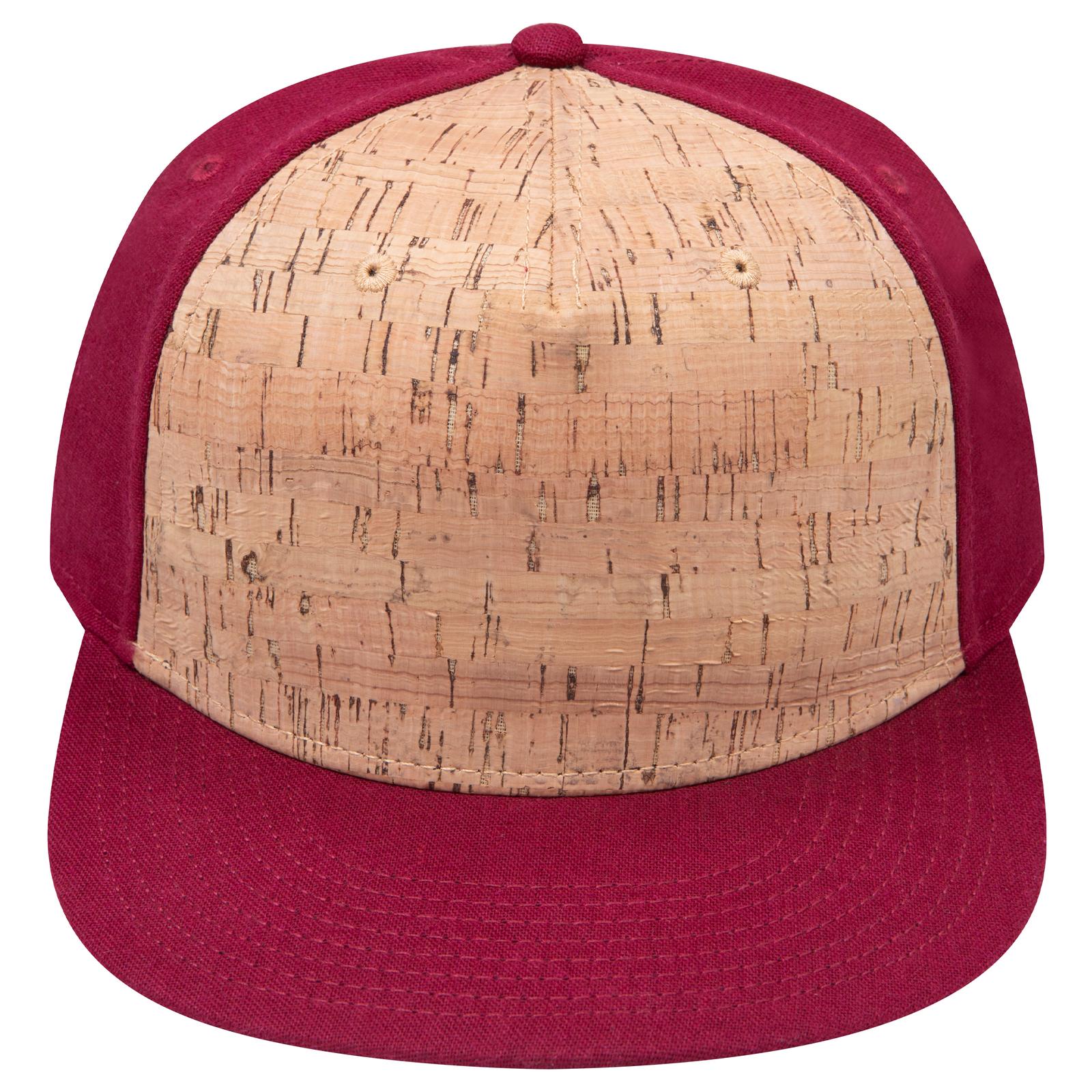 Front View of 1911219 - Bg Mrn/Crk/Bg Mrn OTTO CAP "OTTO SNAP" 5 Panel Pro Style Snapback Hat