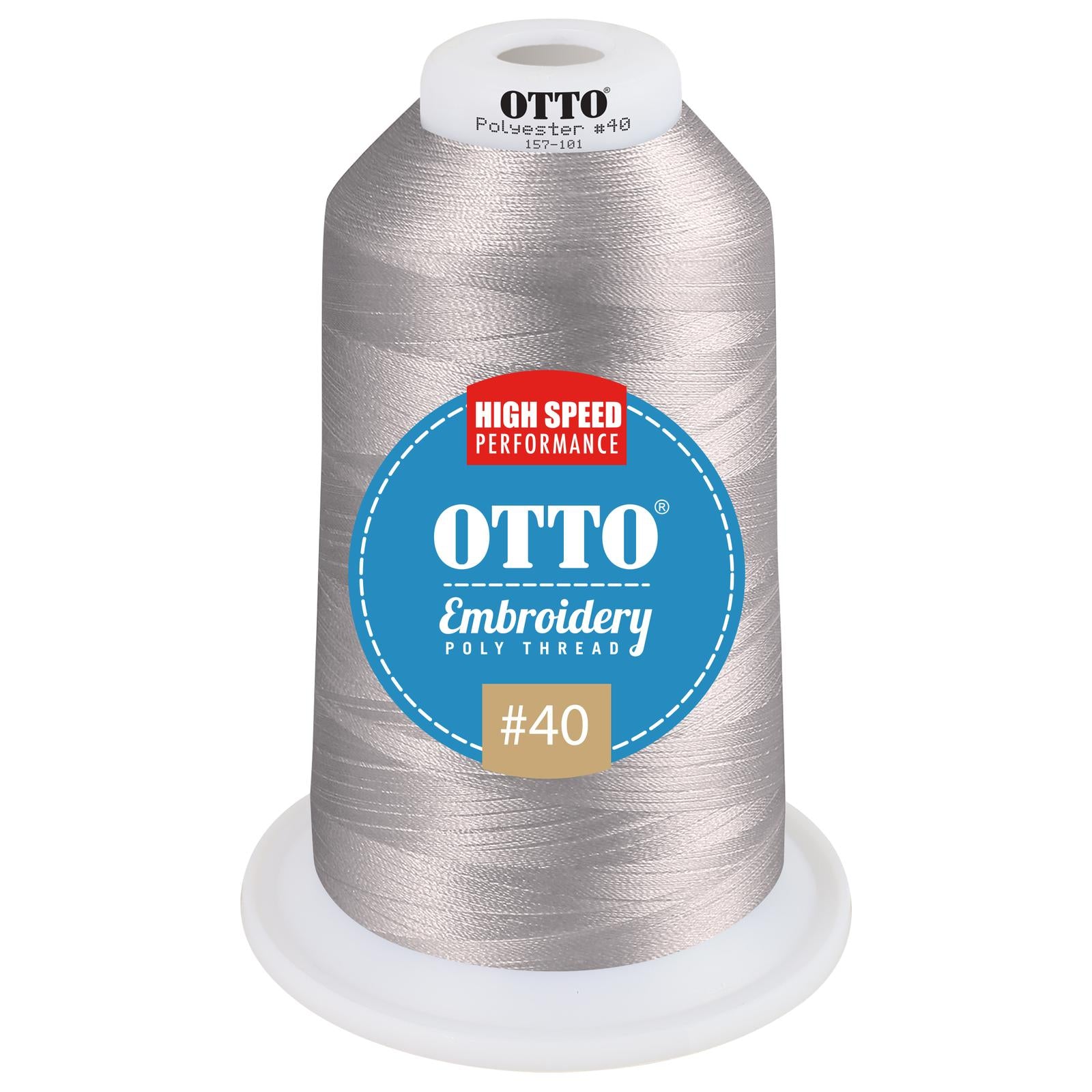 Front View of 3435 - Thread 3435 OTTO Embroidery Poly Thread #40 5,500 yd. King Cone