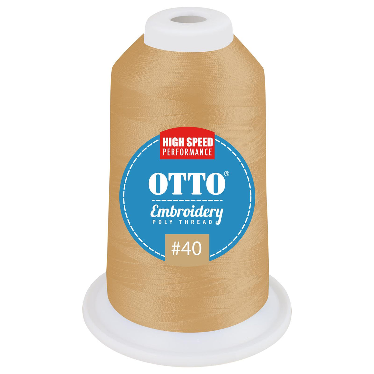 Front View of 3465 - Thread 3465 OTTO Embroidery Poly Thread #40 1,100 yd. Cone