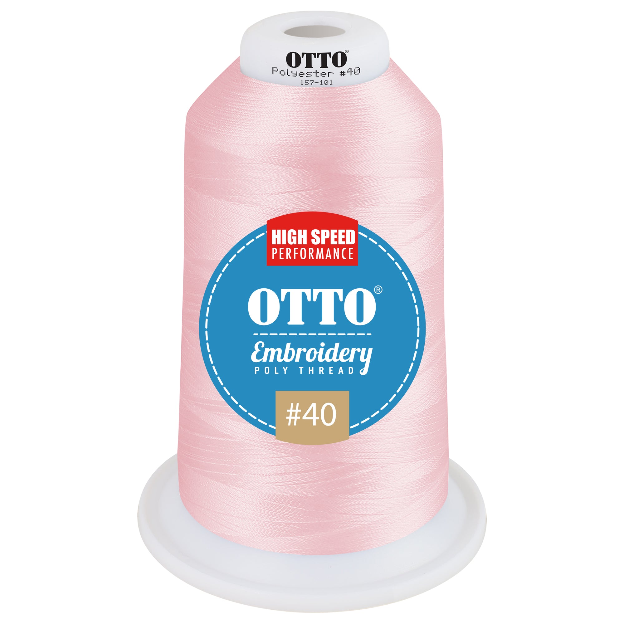 Front View of 3501 - Thread 3501 OTTO Embroidery Poly Thread #40 5,500 yd. King Cone