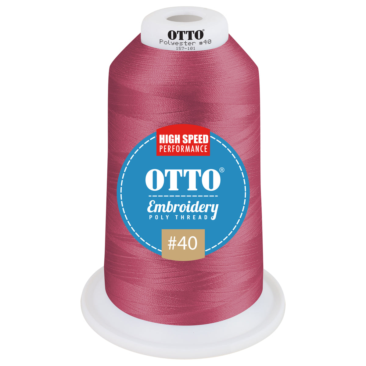 Front View of 3506 - Thread 3506 OTTO Embroidery Poly Thread #40 5,500 yd. King Cone