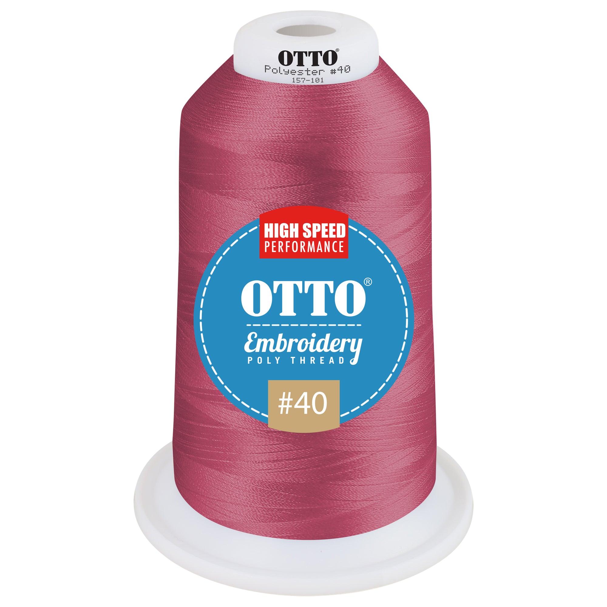 Front View of 3506 - Thread 3506 OTTO Embroidery Poly Thread #40 5,500 yd. King Cone
