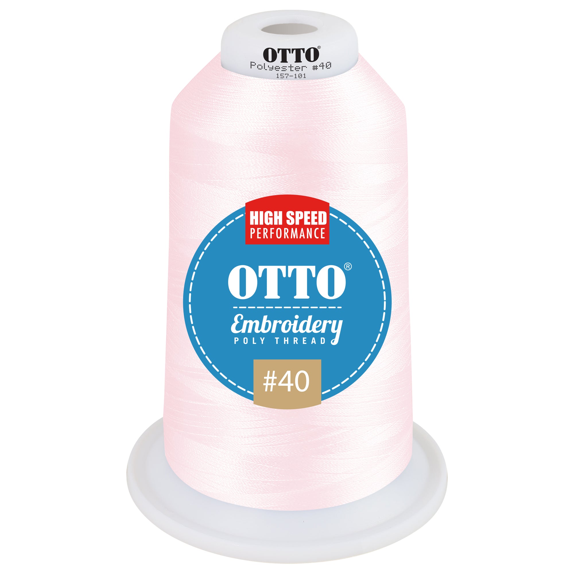 Front View of 3698 - Thread 3698 OTTO Embroidery Poly Thread #40 5,500 yd. King Cone