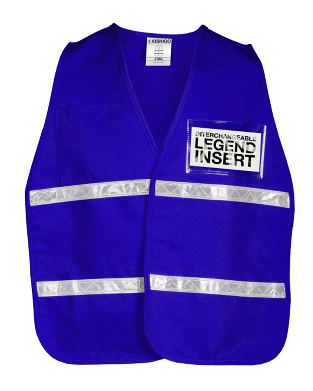 Front View of 3704i Royal 3700 Series Incident Command Vest - 3700