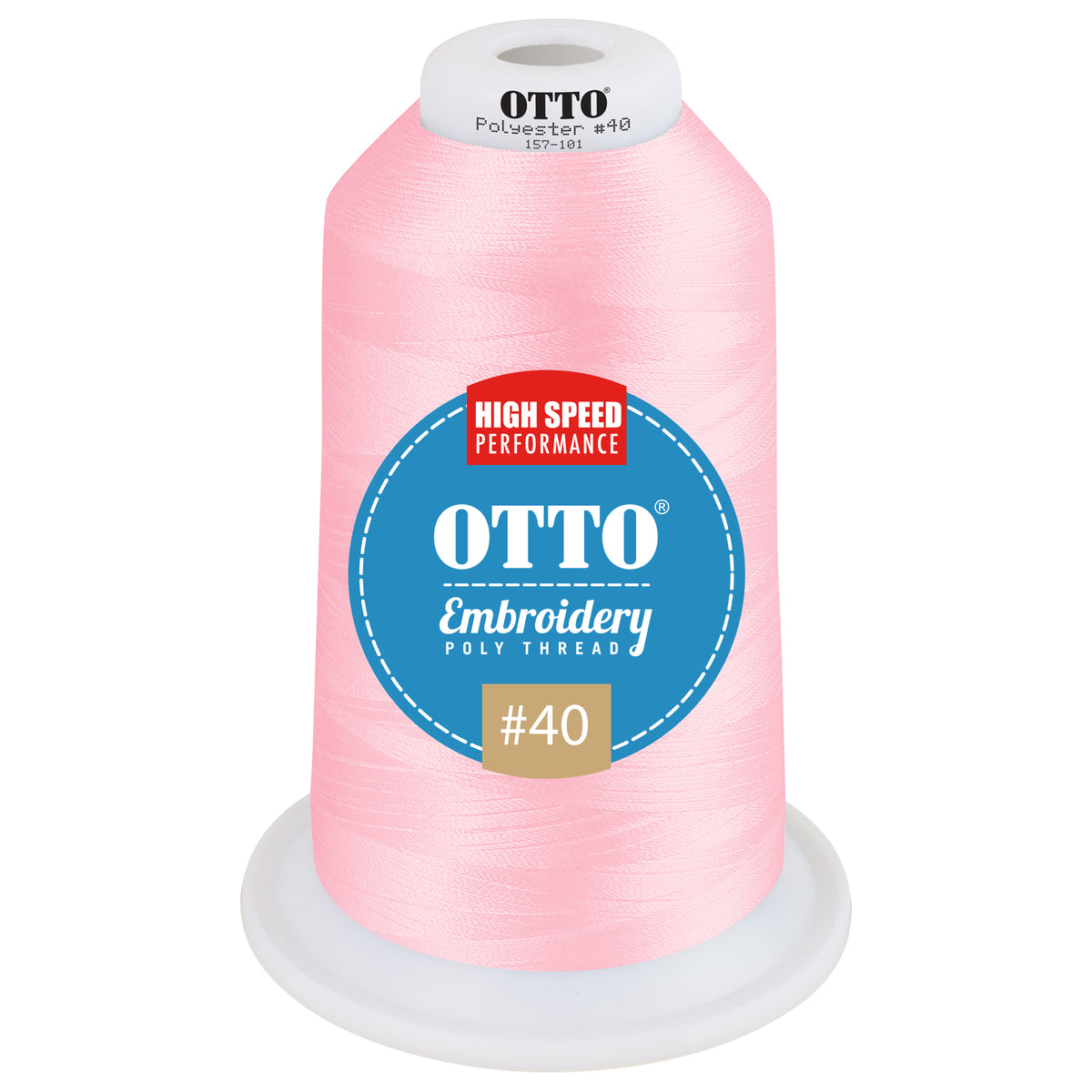 Front View of 3707 - Thread 3707 OTTO Embroidery Poly Thread #40 5,500 yd. King Cone
