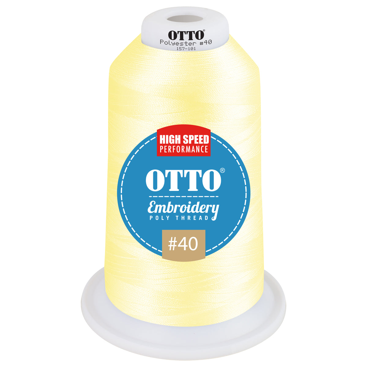 Front View of 3938 - Thread 3938 OTTO Embroidery Poly Thread #40 5,500 yd. King Cone