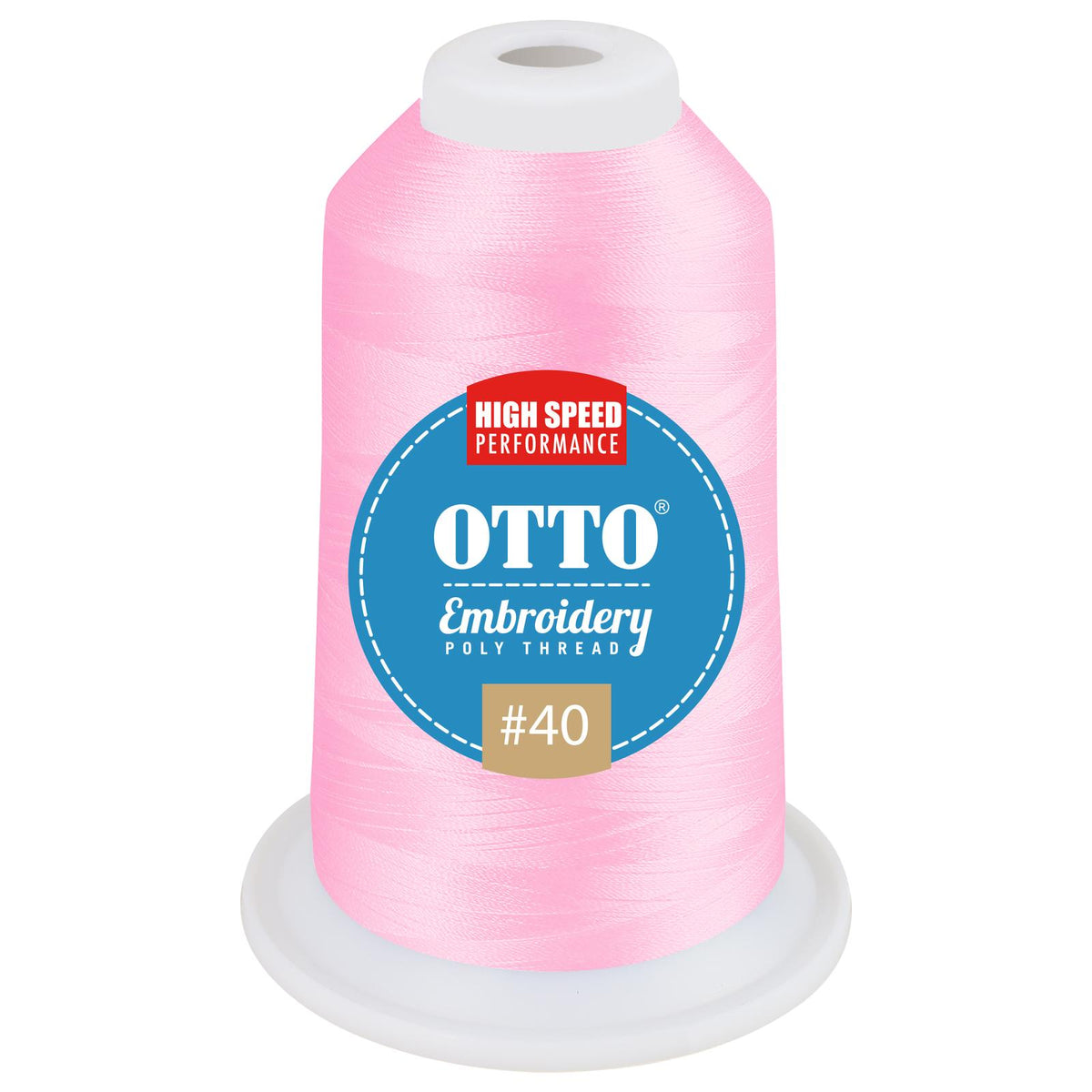 Front View of 3940 - Thread 3940 OTTO Embroidery Poly Thread #40 1,100 yd. Cone