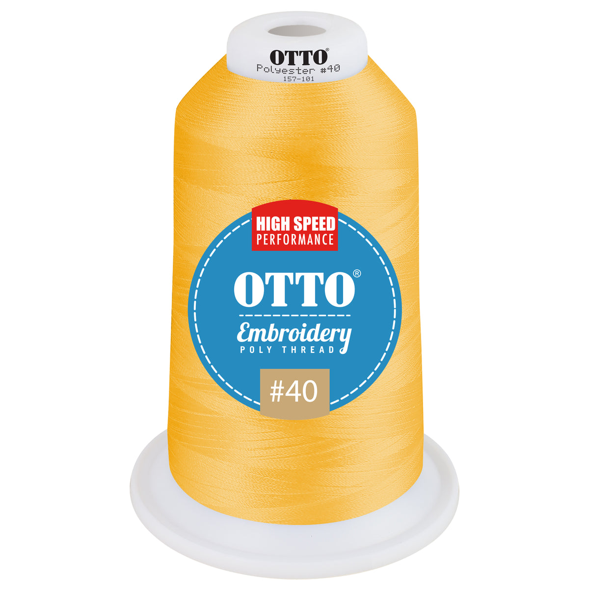 Front View of 41024 - Thread 41024 OTTO Embroidery Poly Thread #40 5,500 yd. King Cone