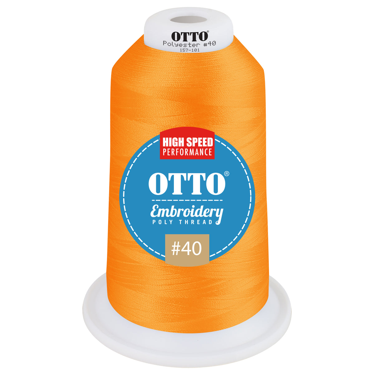 Front View of 41495 - Thread 41495 OTTO Embroidery Poly Thread #40 5,500 yd. King Cone