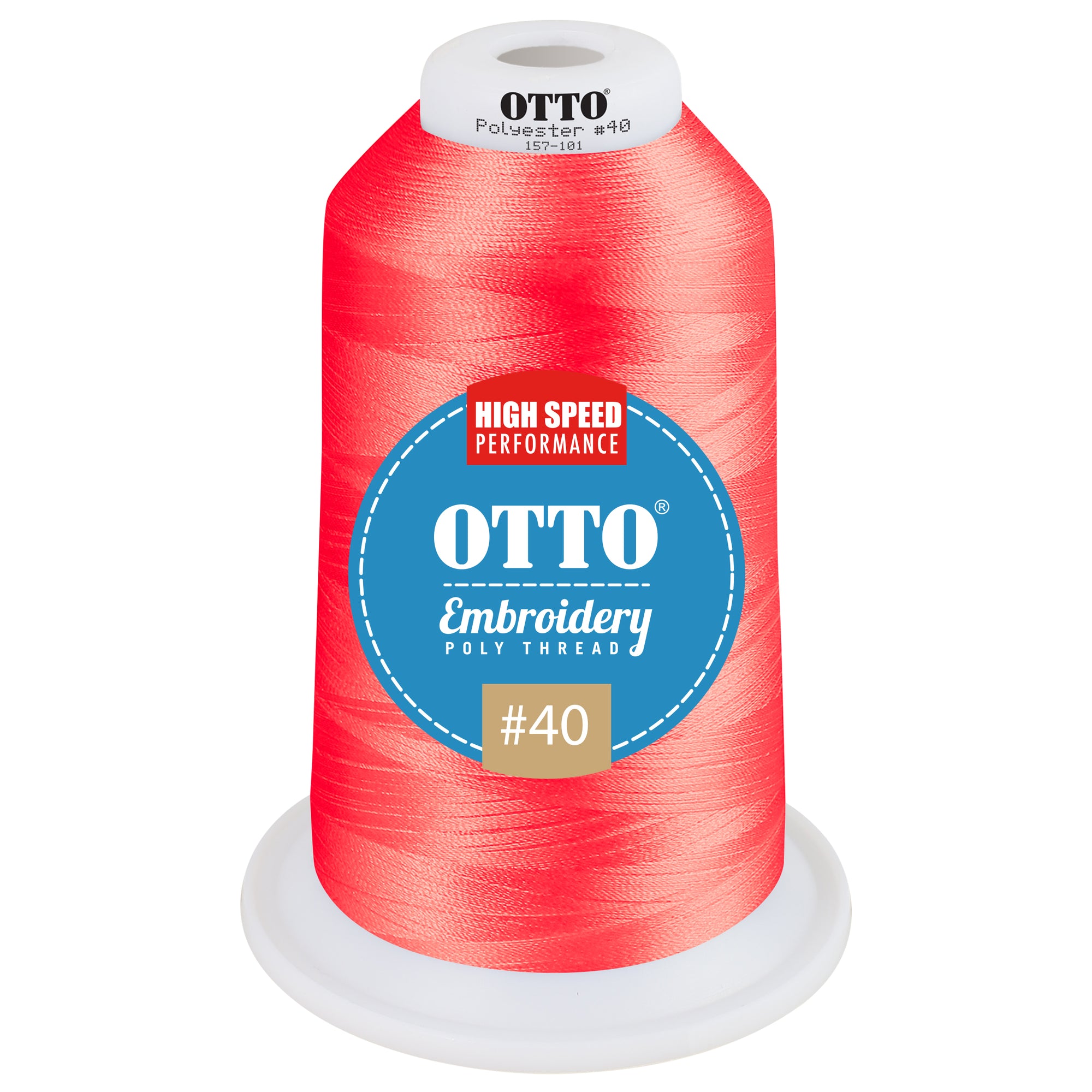 Front View of 41787 - Thread 41787 OTTO Embroidery Poly Thread #40 5,500 yd. King Cone