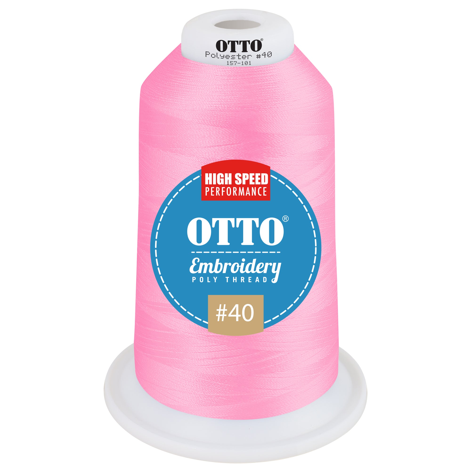 Front View of 41905 - Thread 41905 OTTO Embroidery Poly Thread #40 5,500 yd. King Cone