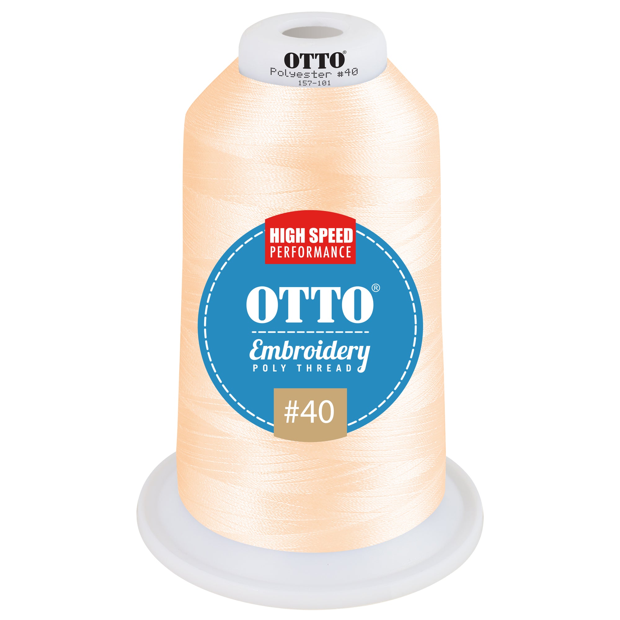 Front View of 42015 - Thread 42015 OTTO Embroidery Poly Thread #40 5,500 yd. King Cone