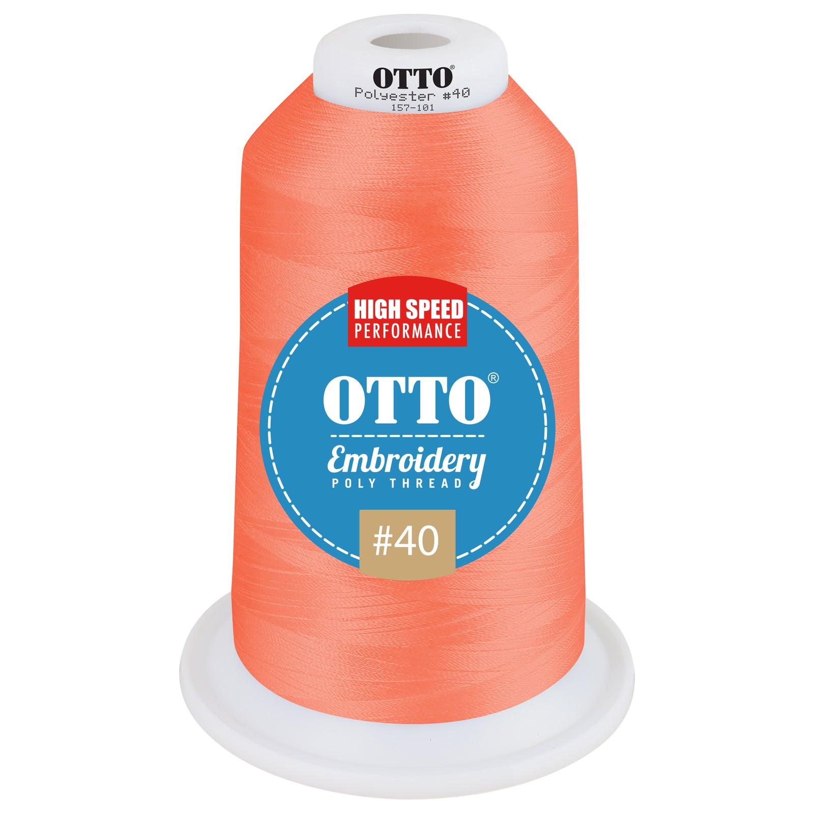Front View of 42020 - Thread 42020 OTTO Embroidery Poly Thread #40 5,500 yd. King Cone