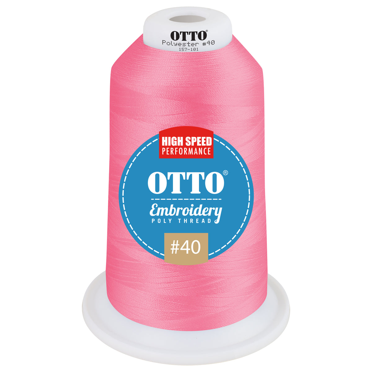 Front View of 42031 - Thread 42031 OTTO Embroidery Poly Thread #40 5,500 yd. King Cone