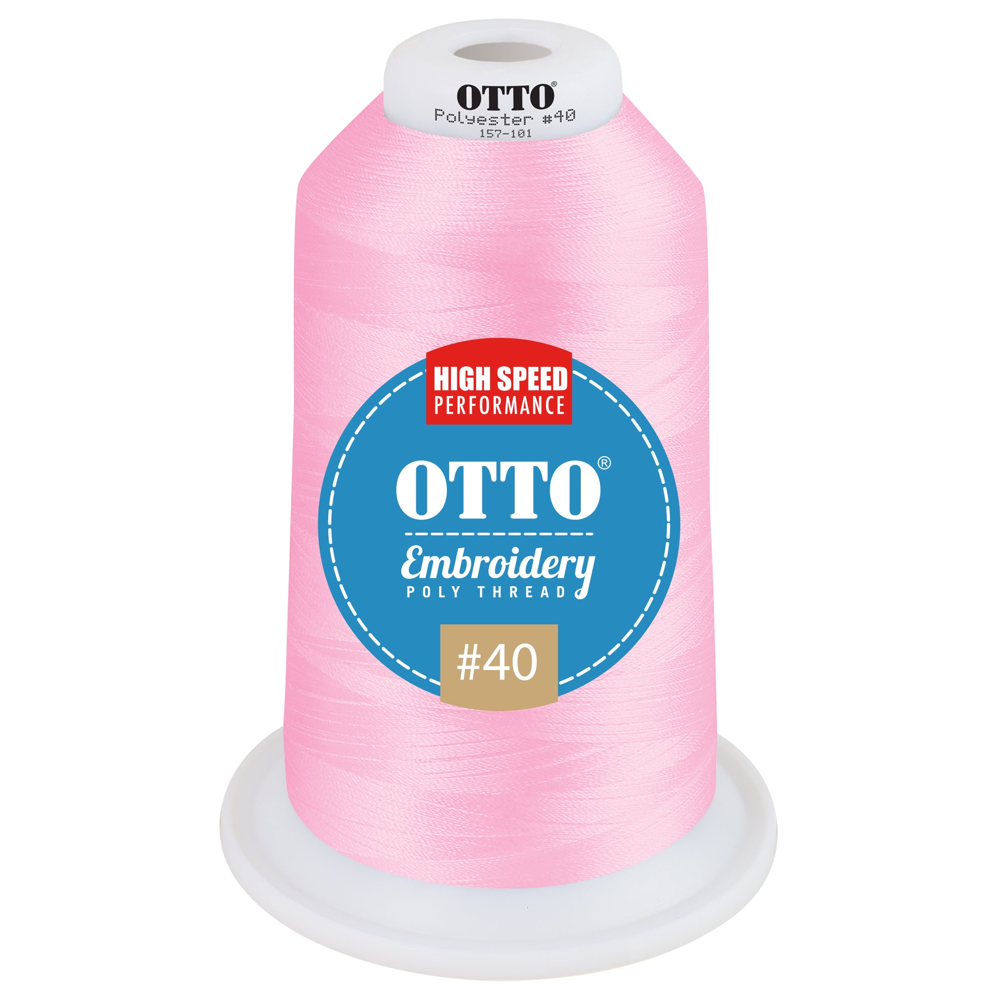 Front View of 42036 - Thread 42036 OTTO Embroidery Poly Thread #40 5,500 yd. King Cone