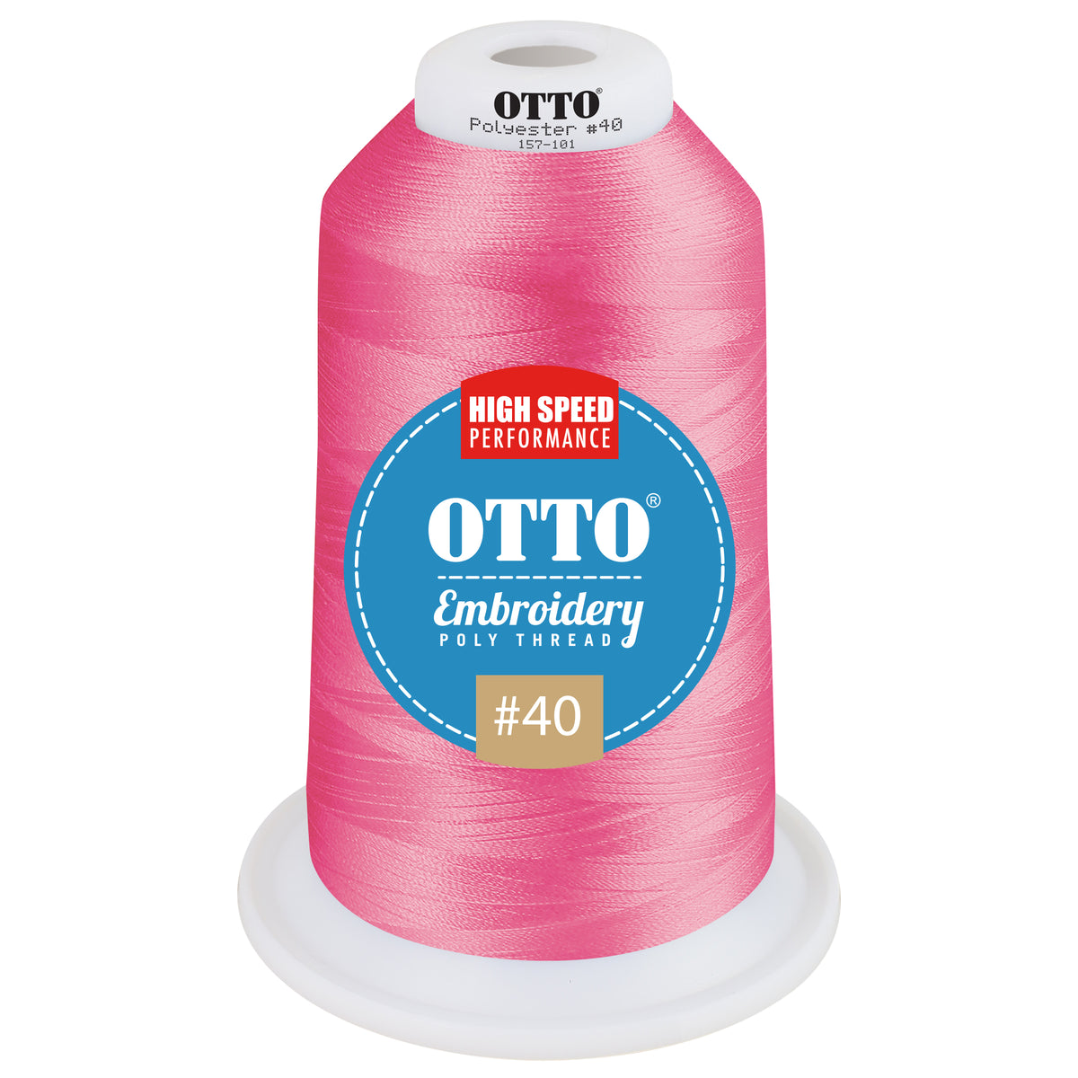 Front View of 42038 - Thread 42038 OTTO Embroidery Poly Thread #40 5,500 yd. King Cone