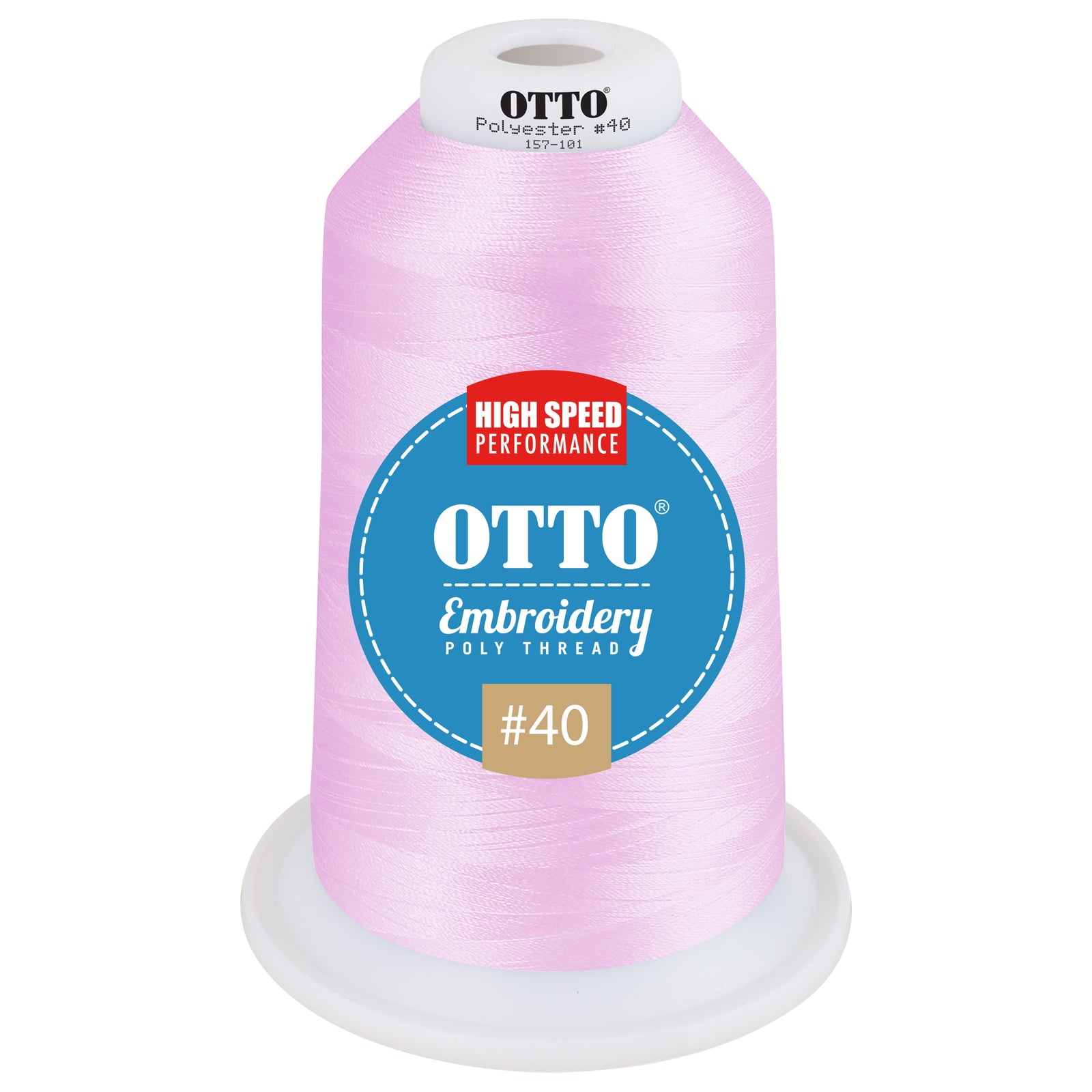 Front View of 42058 - Thread 42058 OTTO Embroidery Poly Thread #40 5,500 yd. King Cone