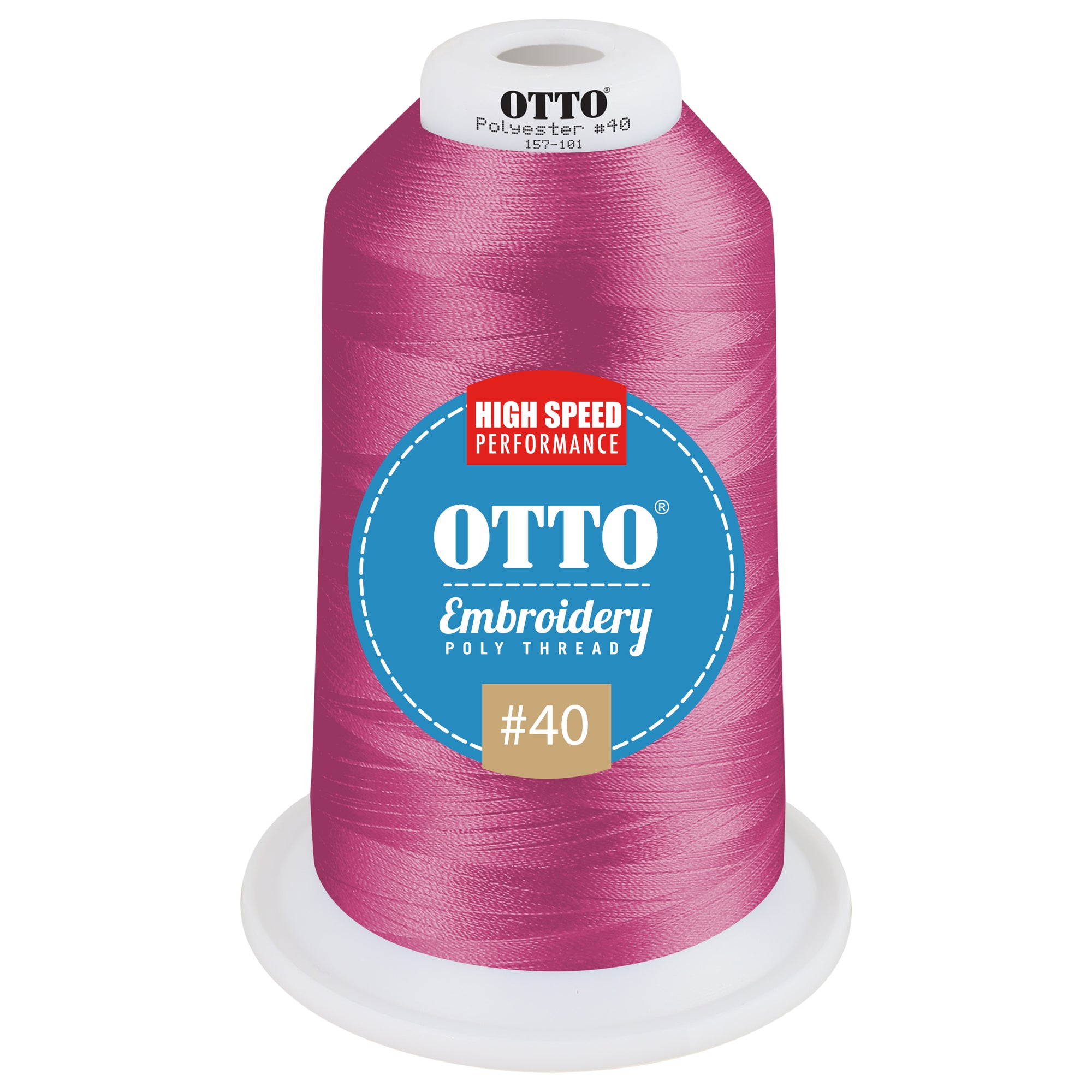 Front View of 42063 - Thread 42063 OTTO Embroidery Poly Thread #40 5,500 yd. King Cone