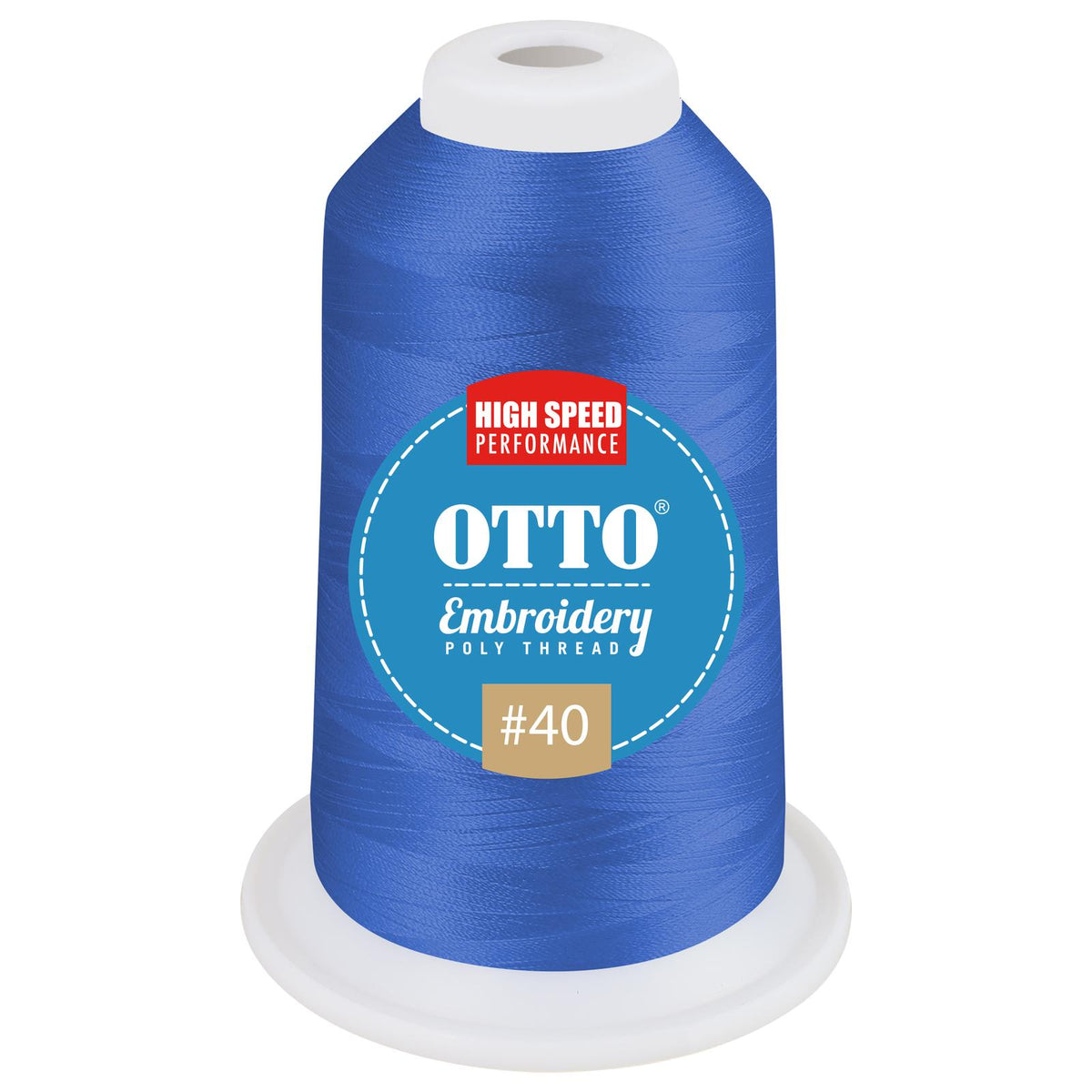 Front View of 42132 - Thread 42132 OTTO Embroidery Poly Thread #40 1,100 yd. Cone