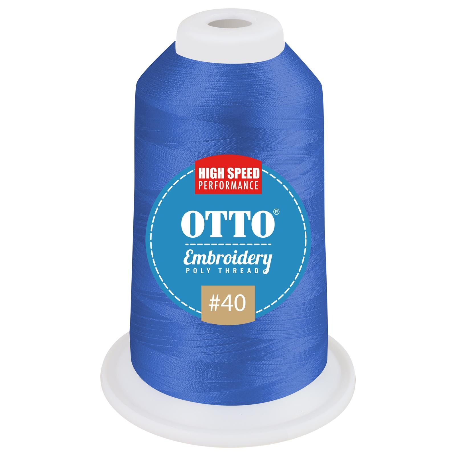 Front View of 42132 - Thread 42132 OTTO Embroidery Poly Thread #40 1,100 yd. Cone
