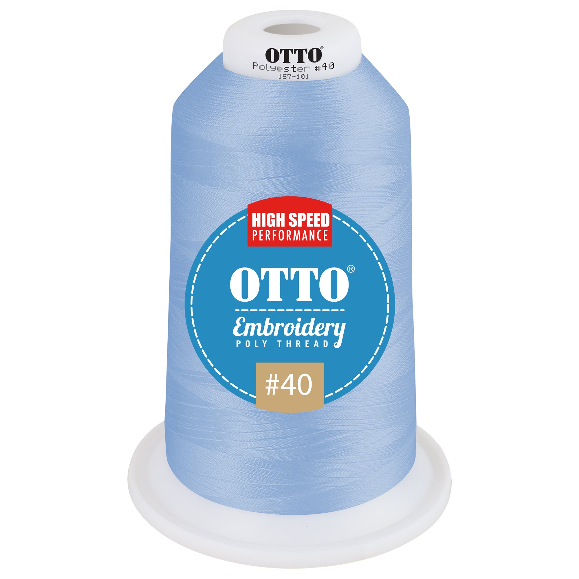 Front View of 42164 - Thread 42164 OTTO Embroidery Poly Thread #40 5,500 yd. King Cone