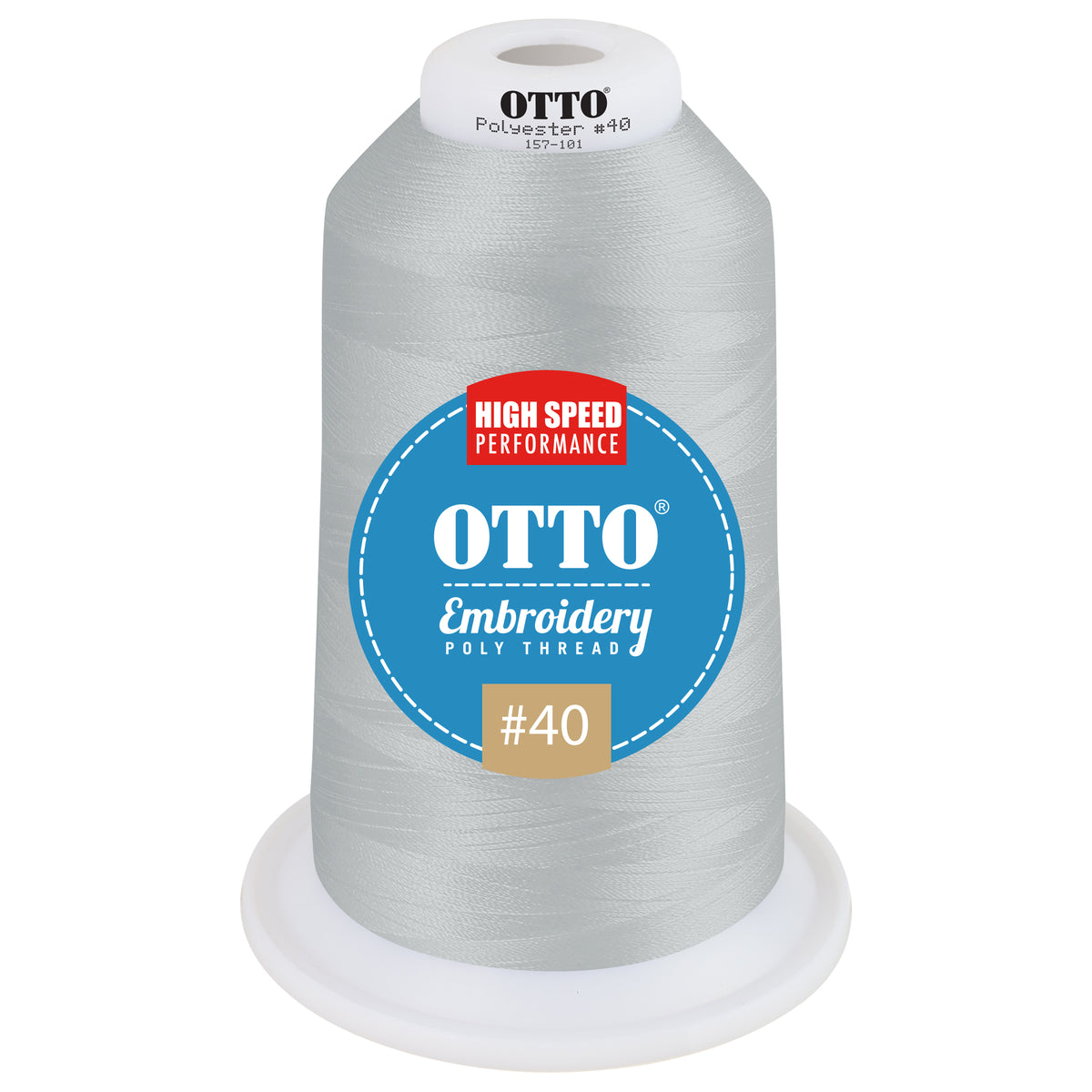 Front View of 42331 - Thread 42331 OTTO Embroidery Poly Thread #40 5,500 yd. King Cone