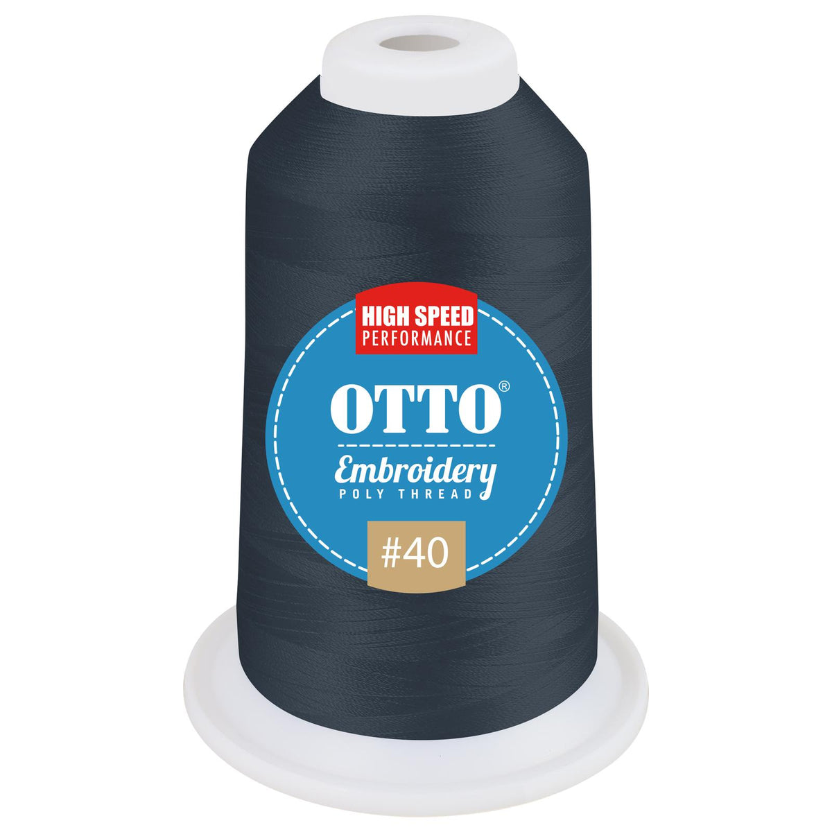 Front View of 42362 - Thread 42362 OTTO Embroidery Poly Thread #40 1,100 yd. Cone